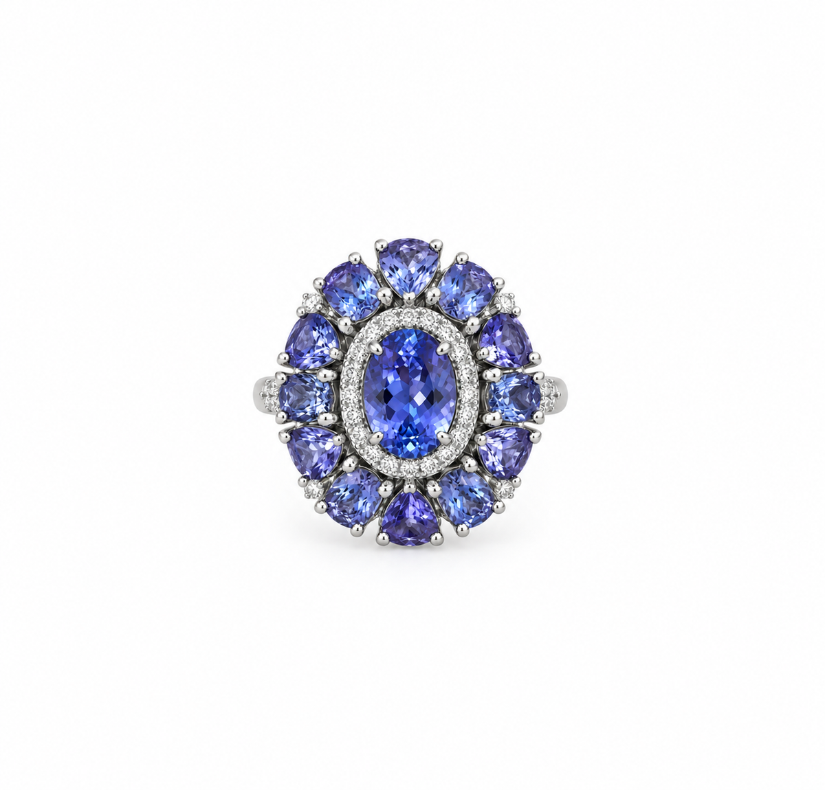 Tanzanite Diamond Ring