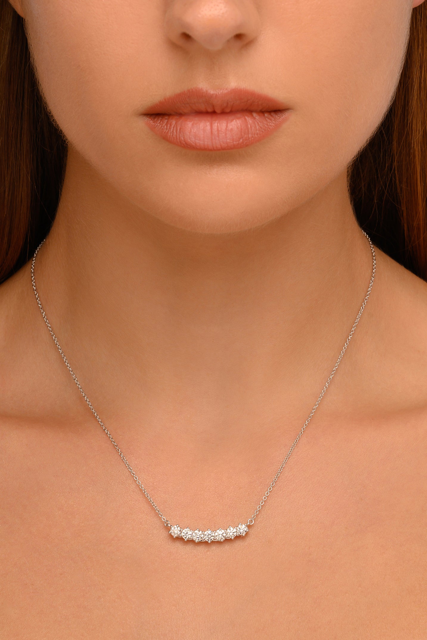 Diamond Bar Necklace