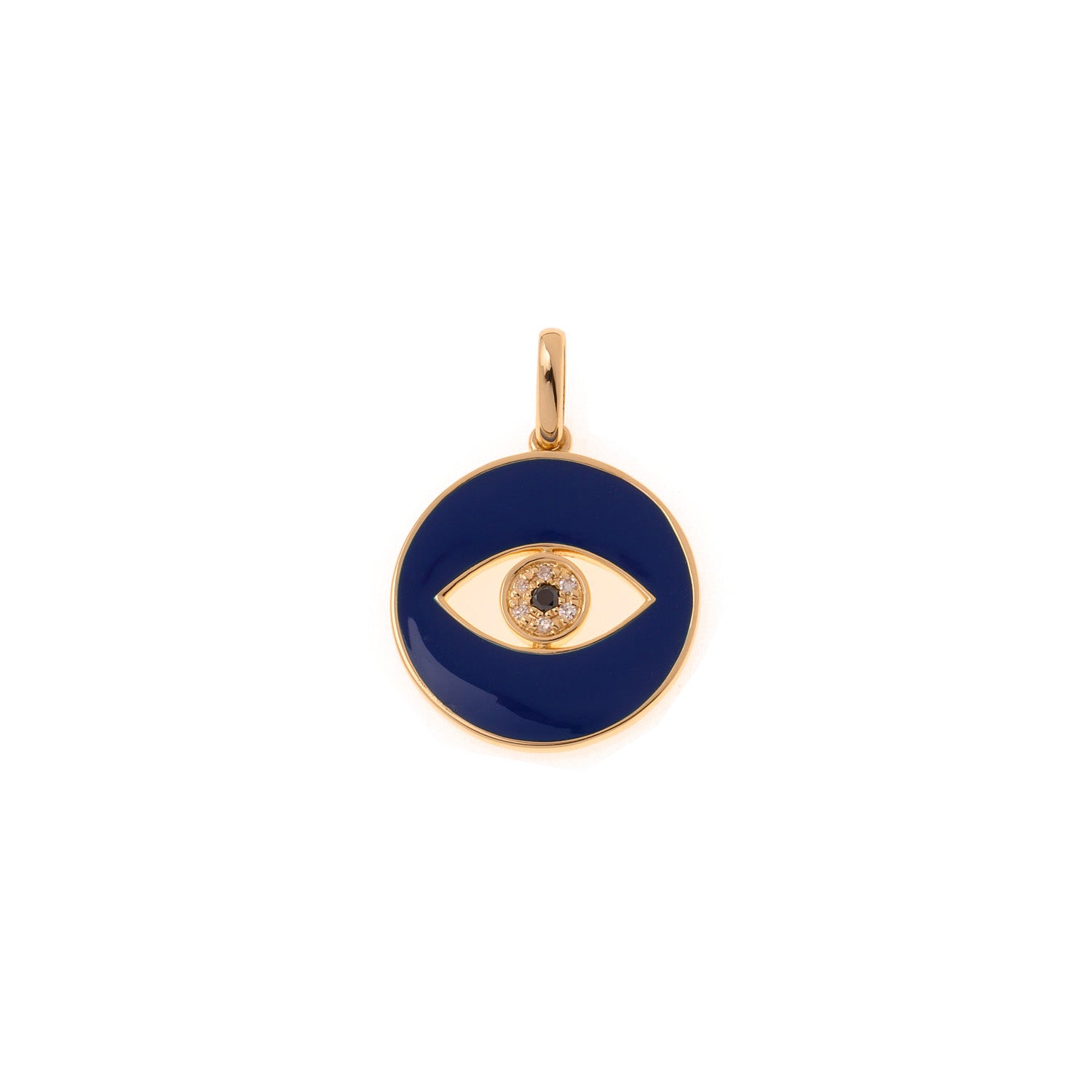 Circle Evil Eye Pendant