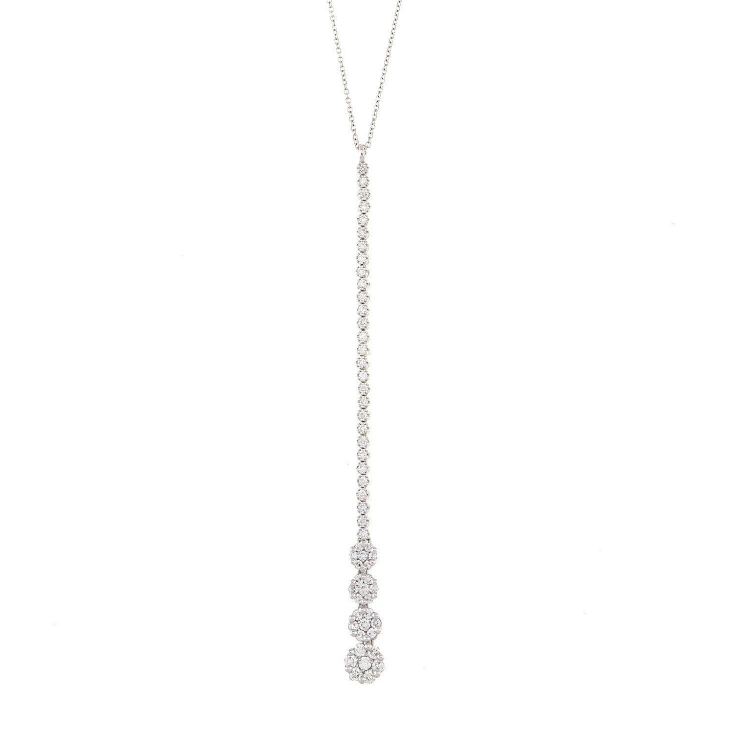 Tie Diamond Necklace