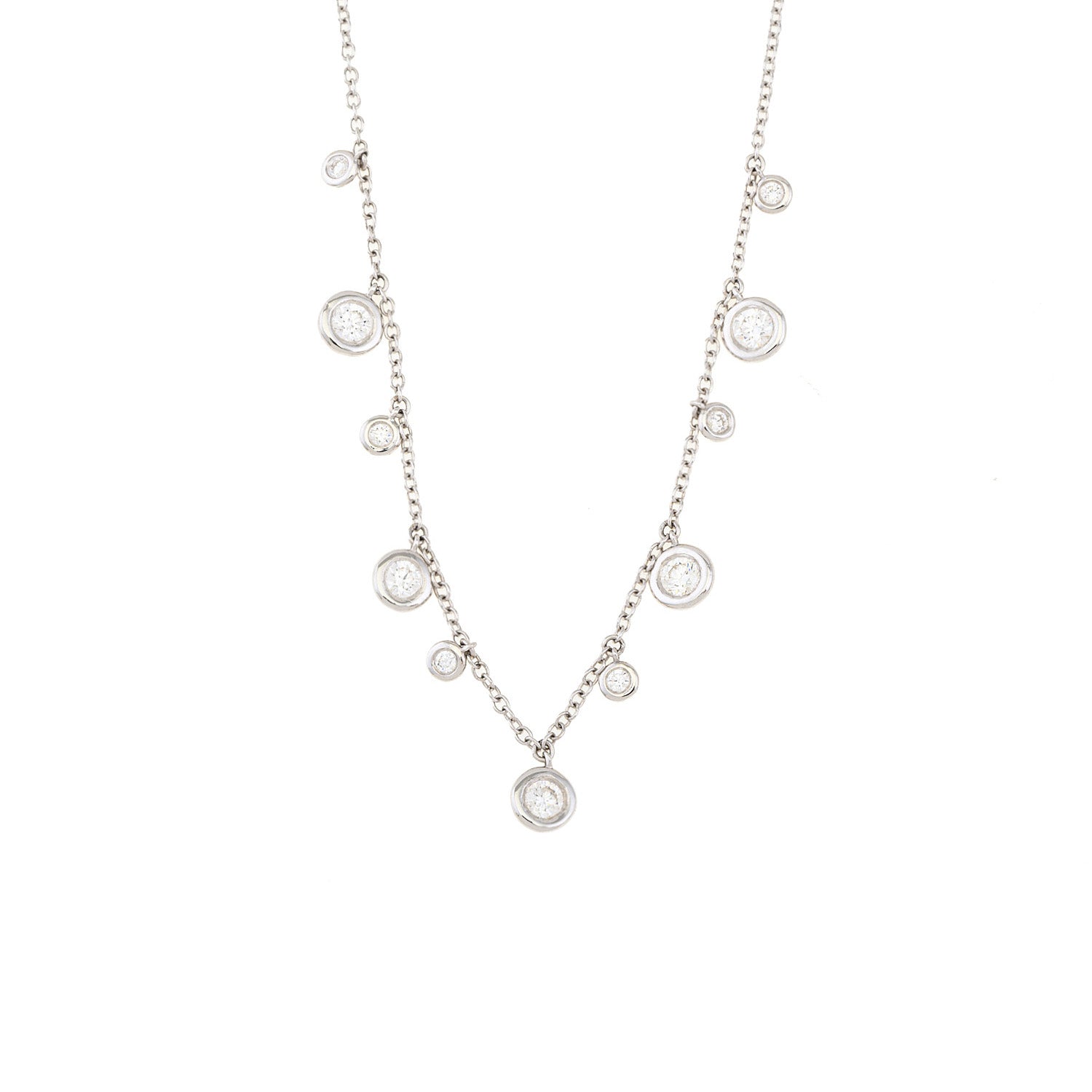 Dangle Diamond Necklace