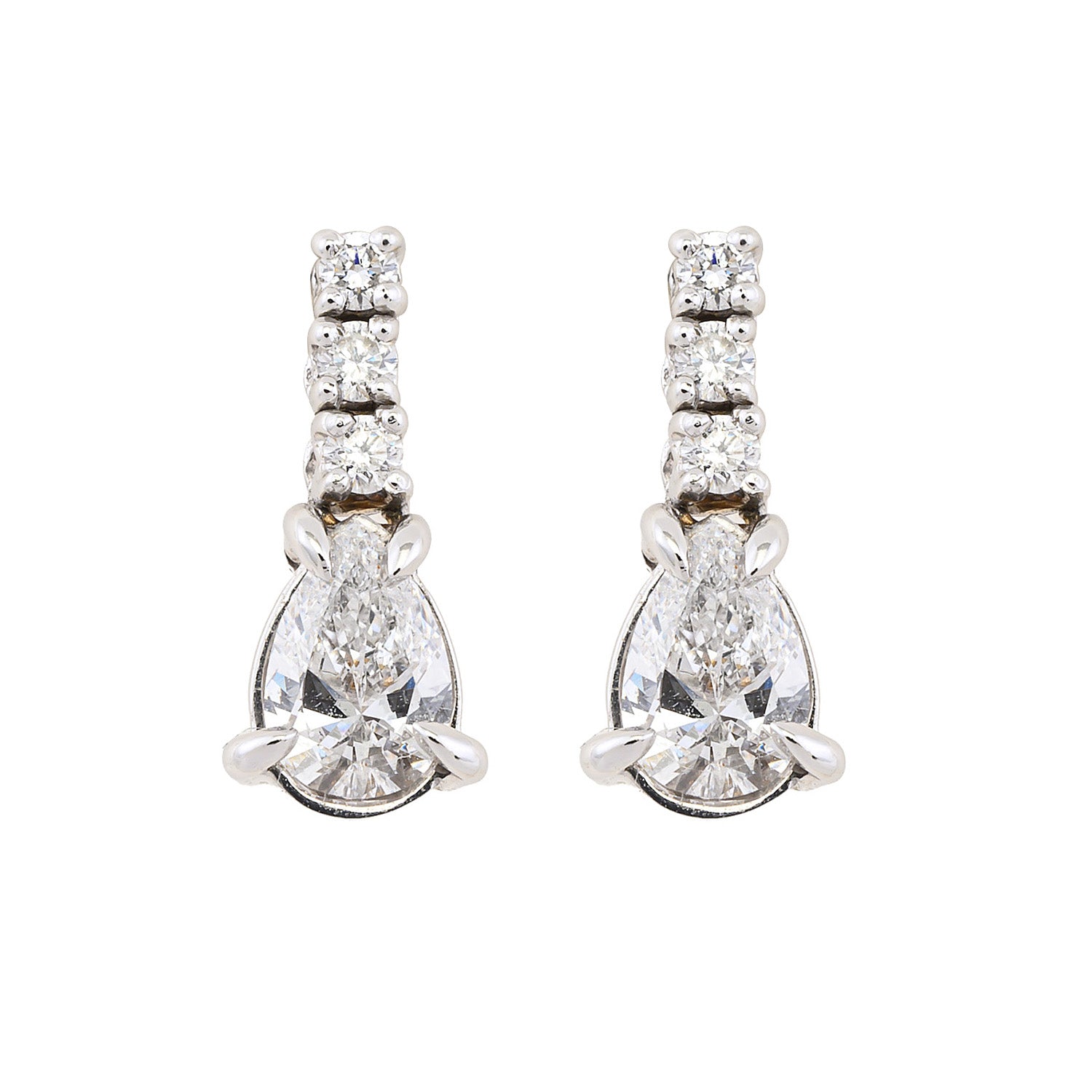 Pear Diamond Earrings