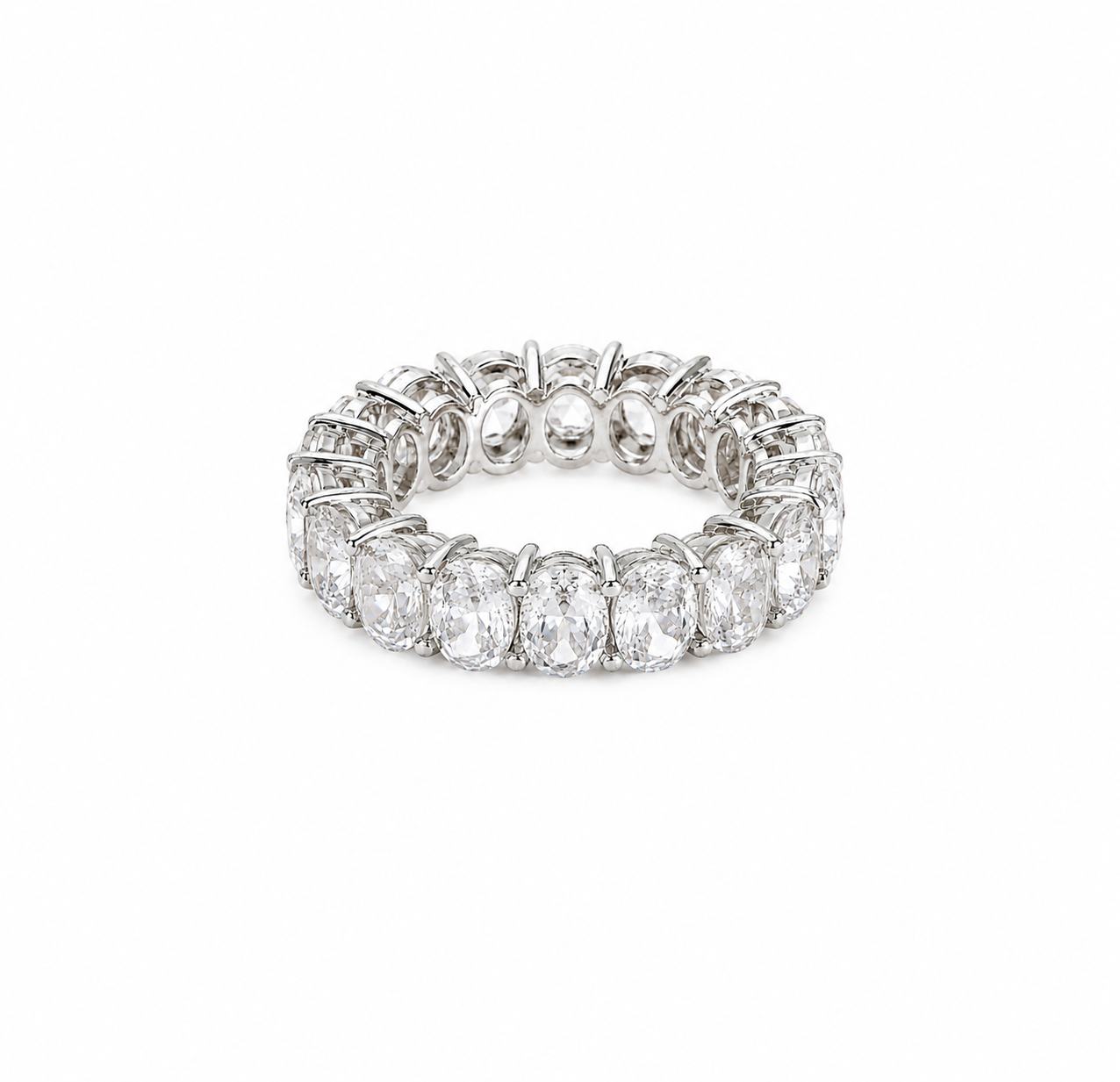 White Topaz Eternity Ring