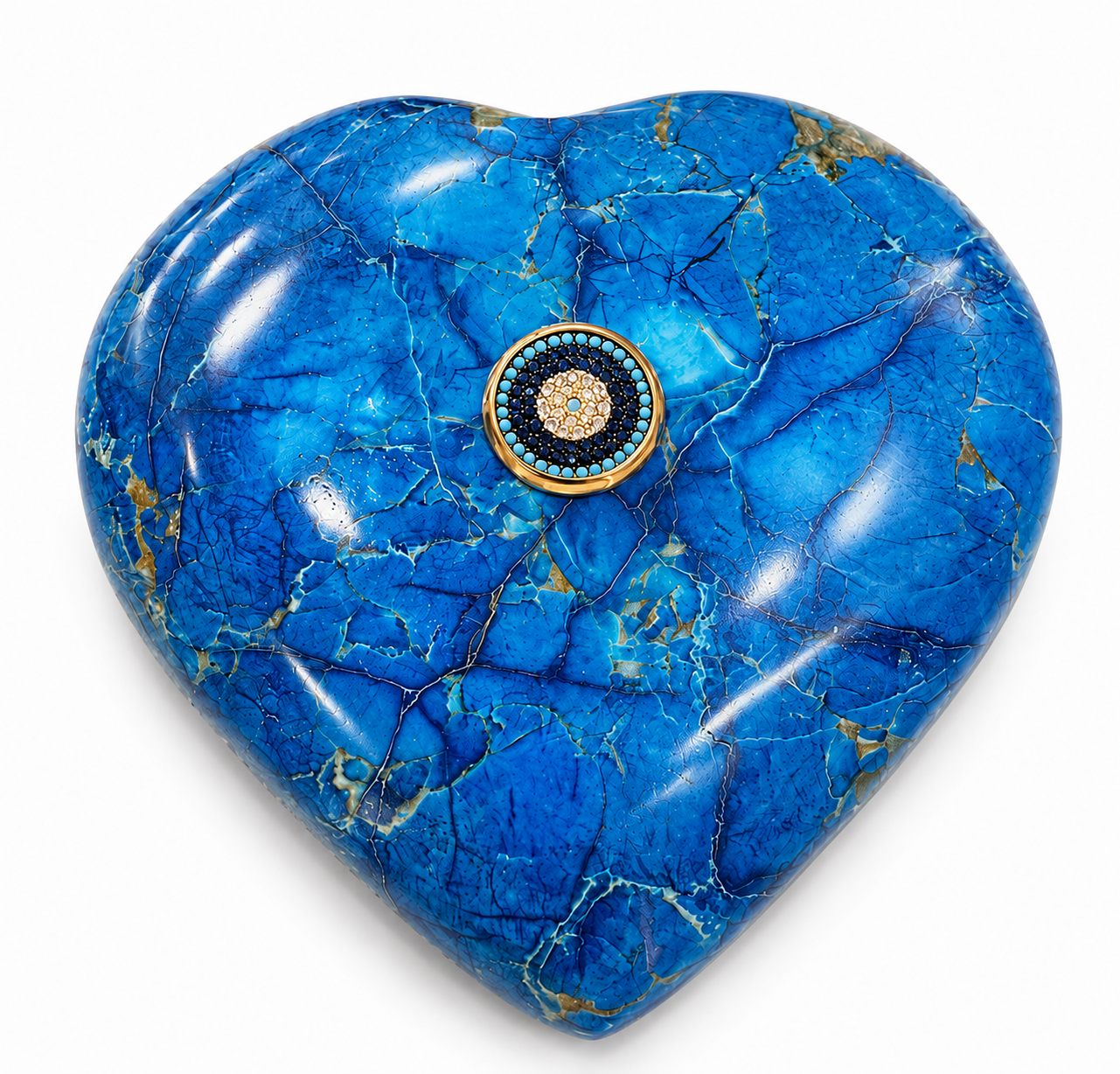 Howlite Heart