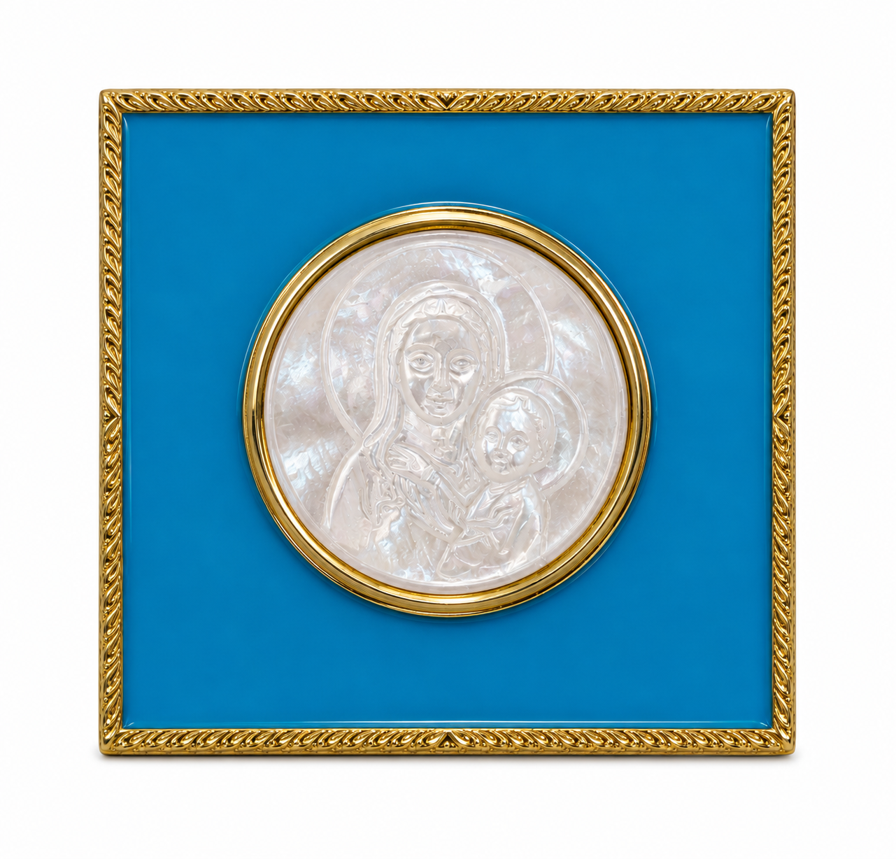 Enamel and Mother of Pearl Icon