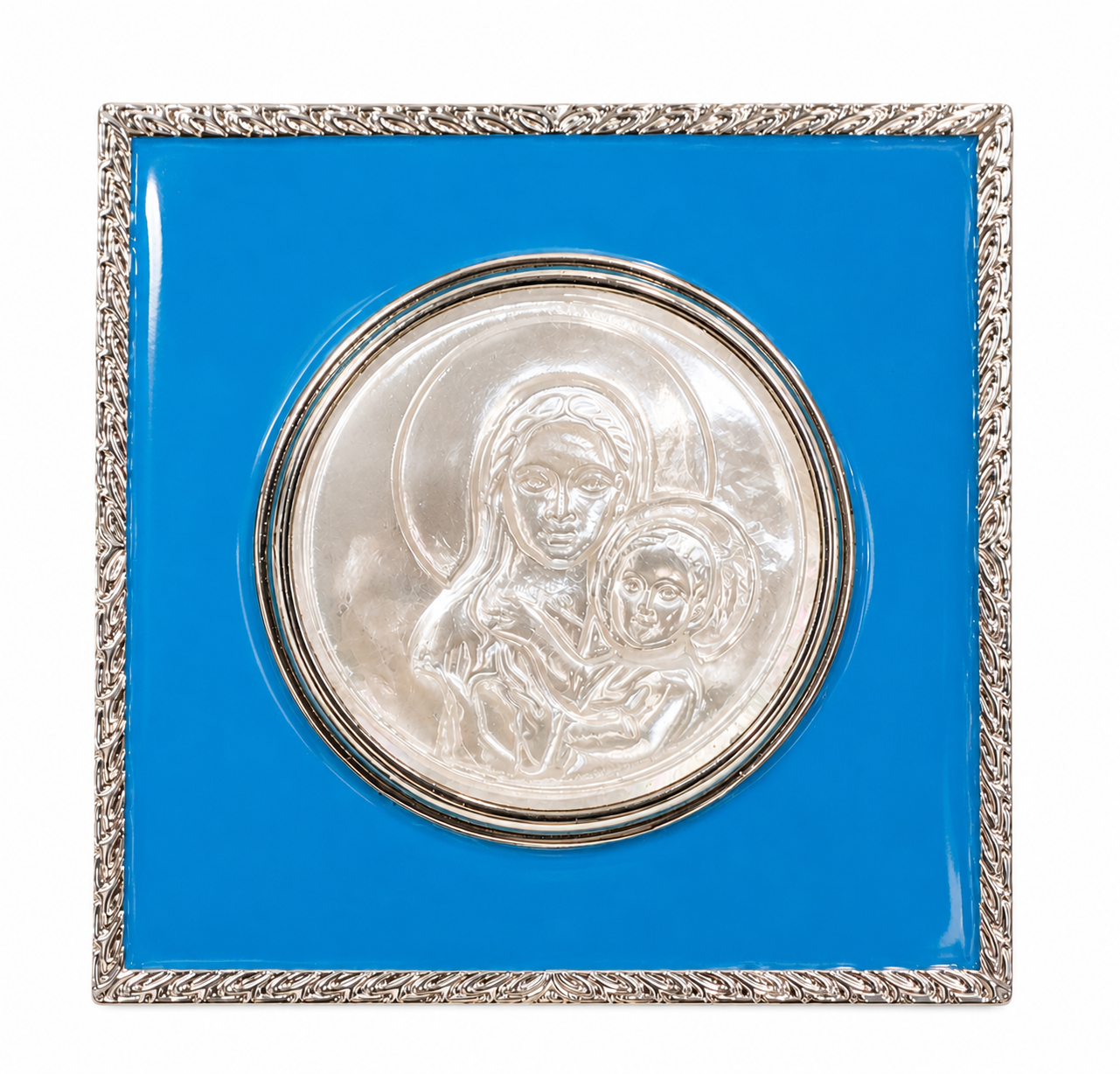 Enamel and Mother of Pearl Icon