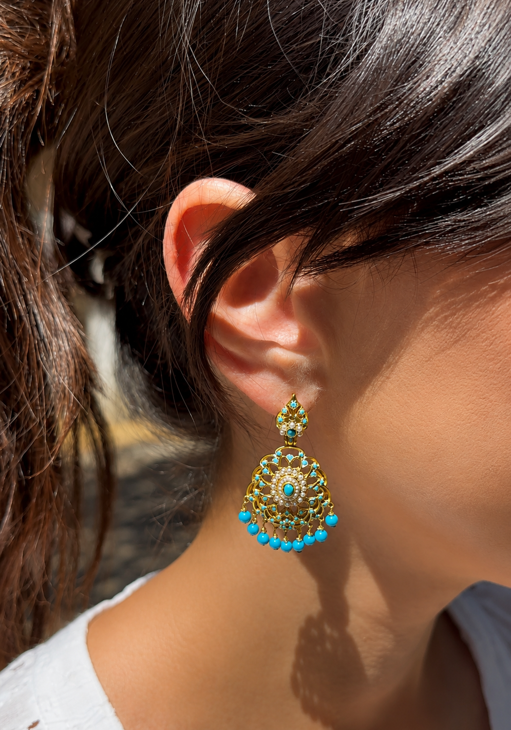 Mediterranean Chandelier Earrings