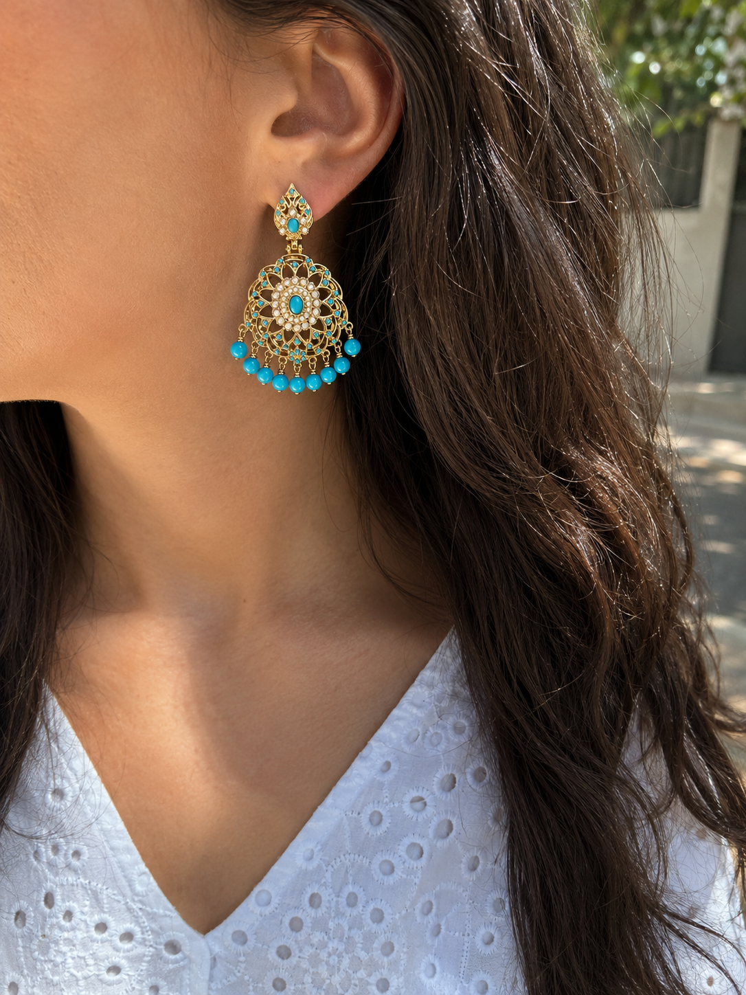 Mediterranean Chandelier Earrings