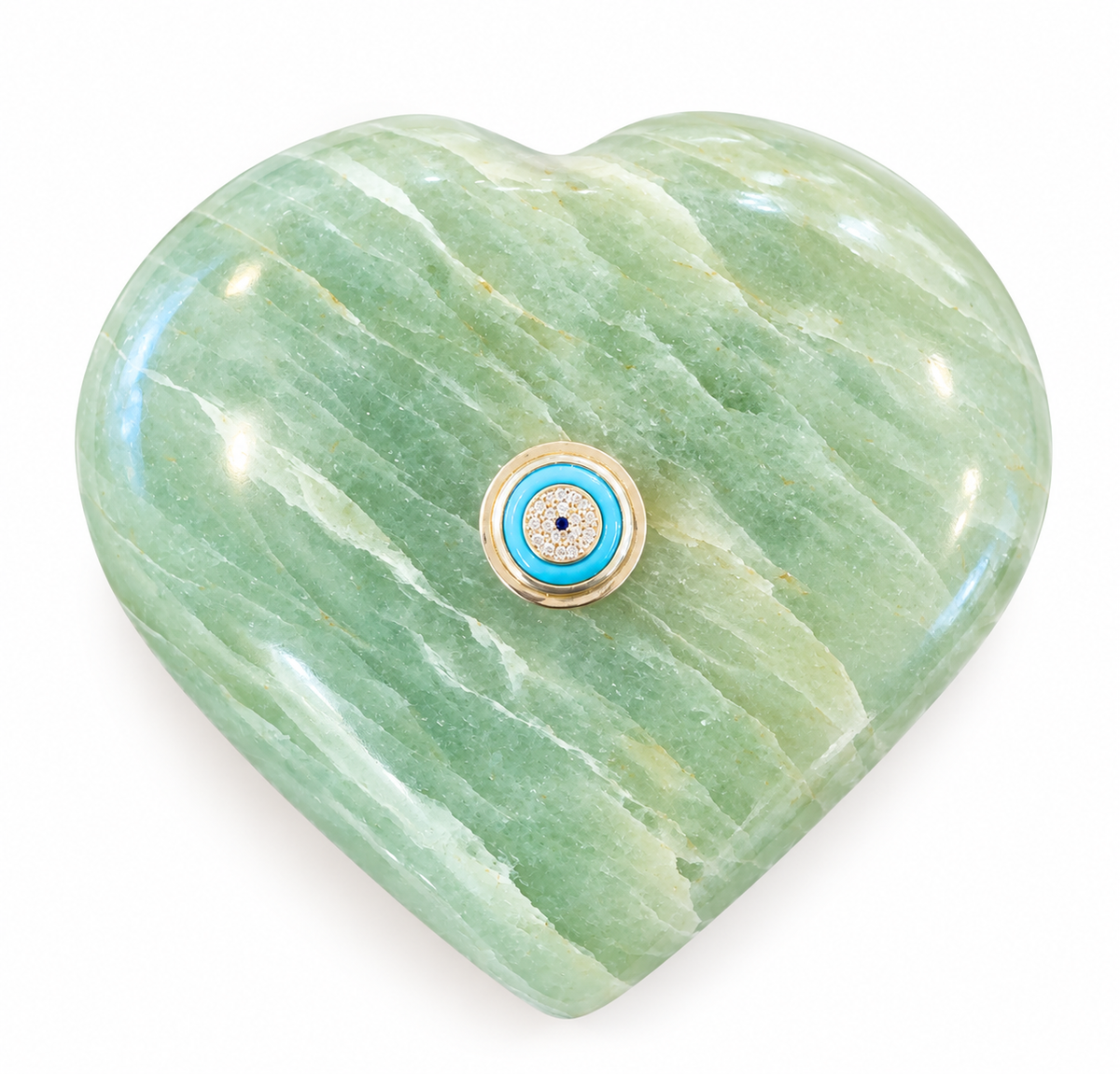 Green Aventurine Heart