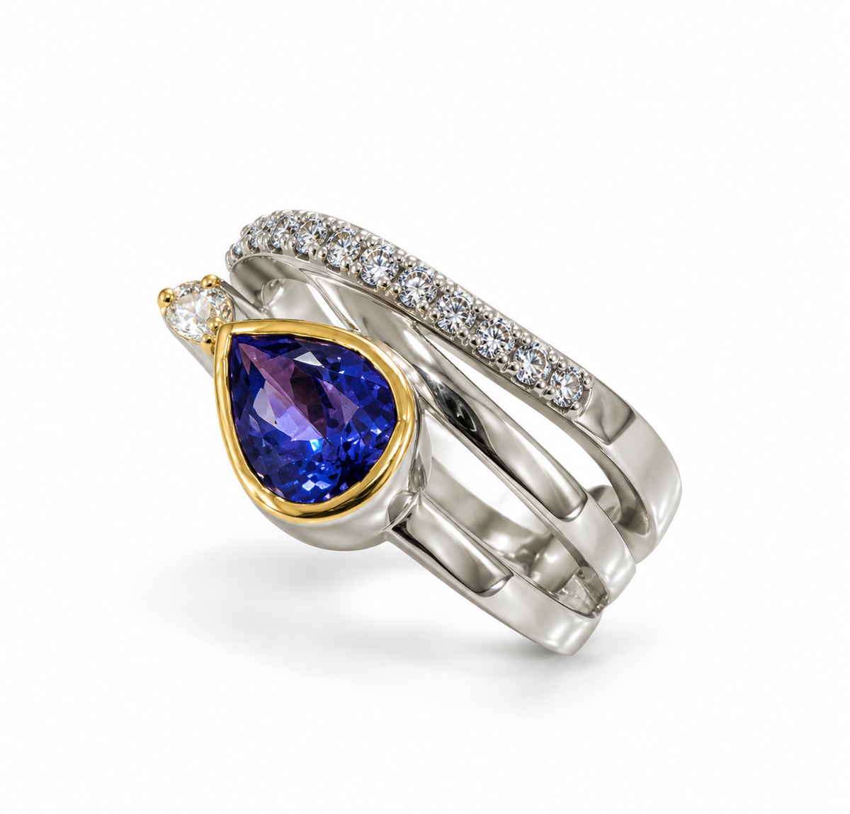 Tanzanite Golden Whisper