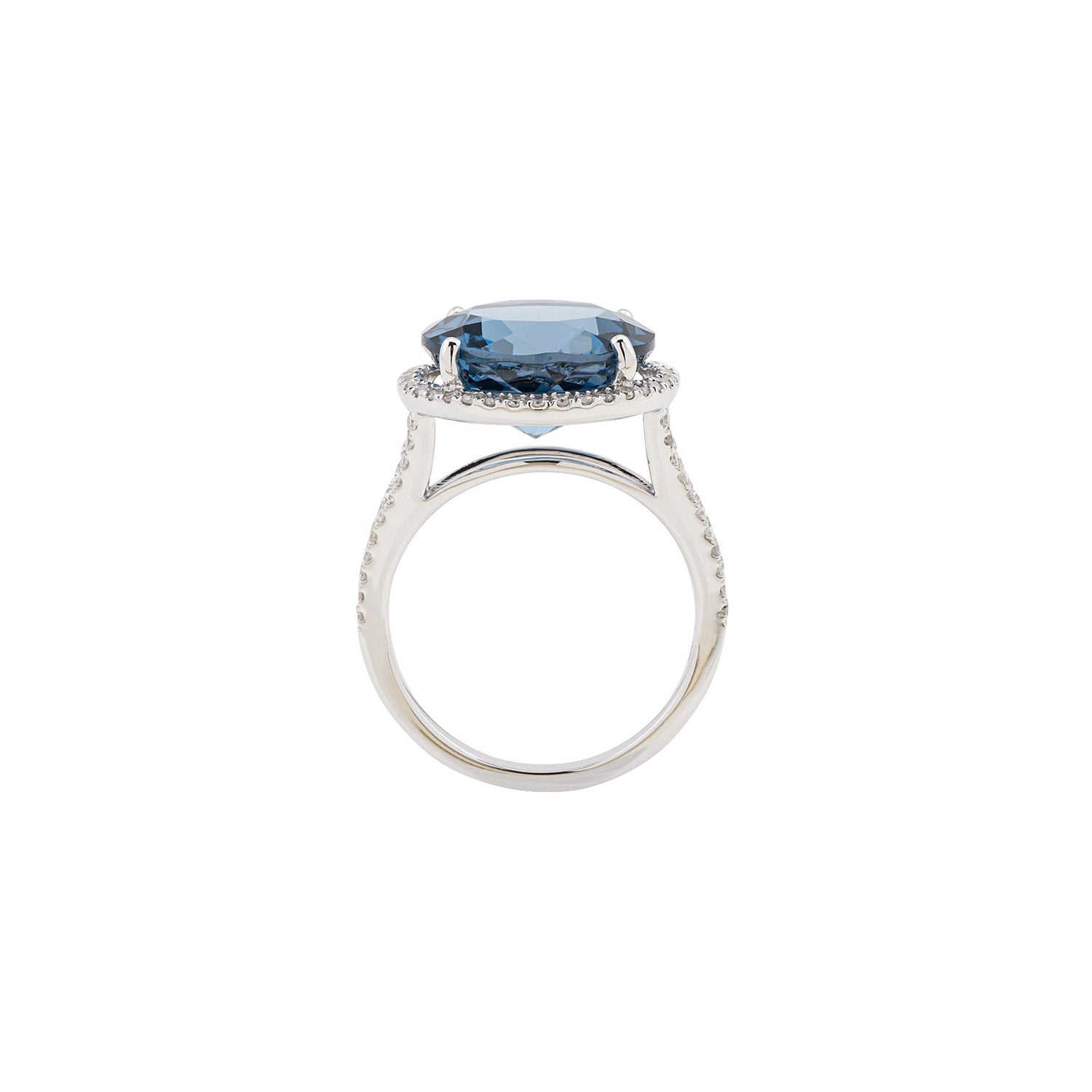 Circle London Blue Diamond Ring