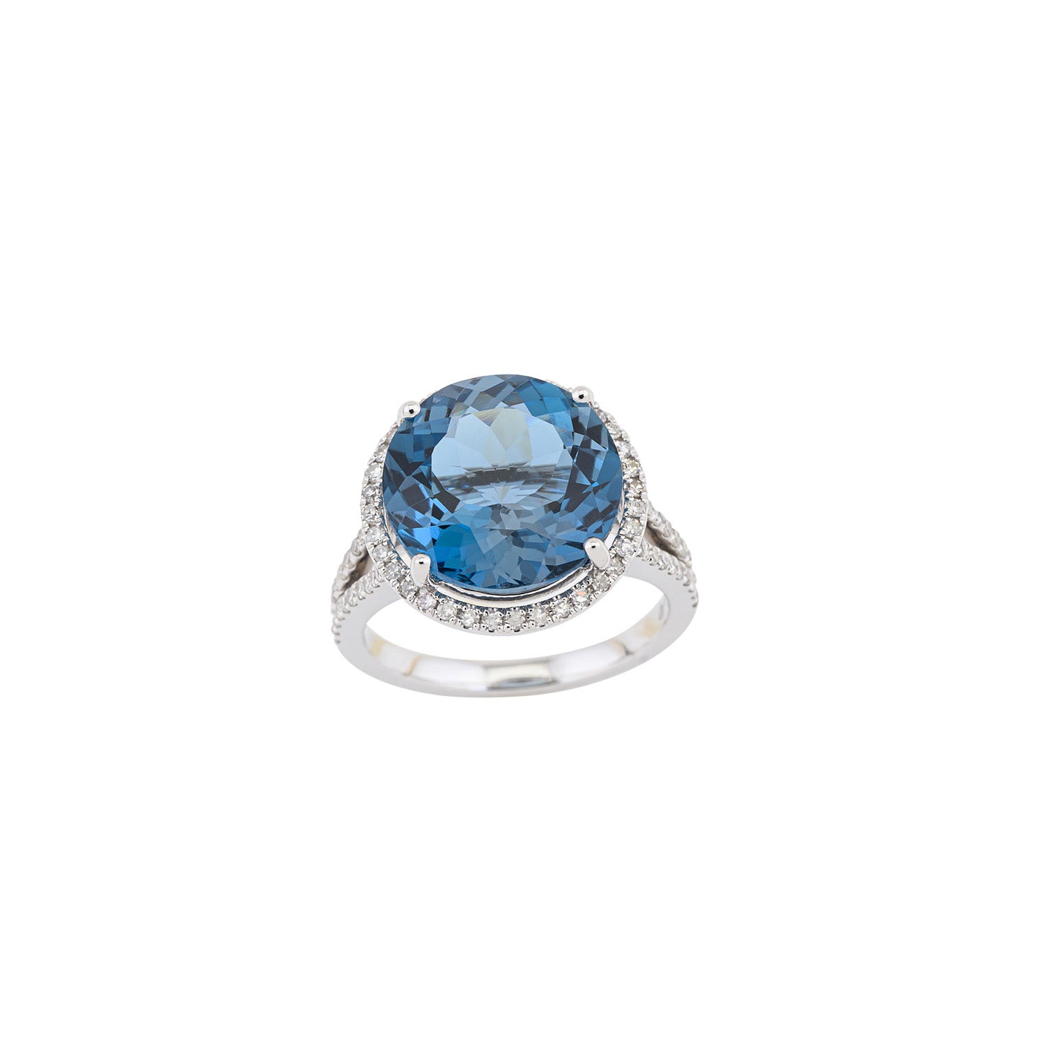 Circle London Blue Diamond Ring