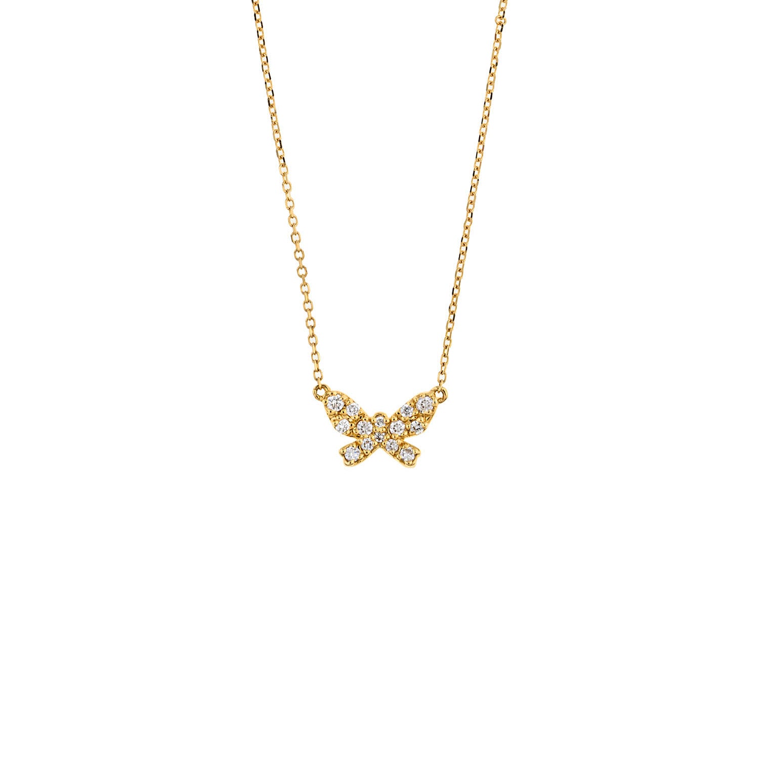 Butterfly Diamond Necklace