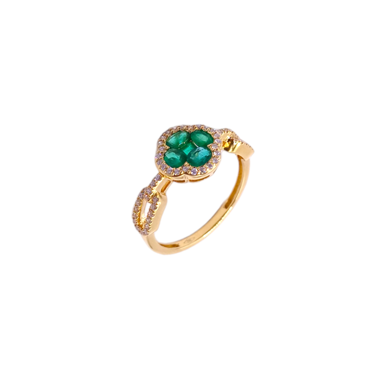 Emerald and Diamond Ring