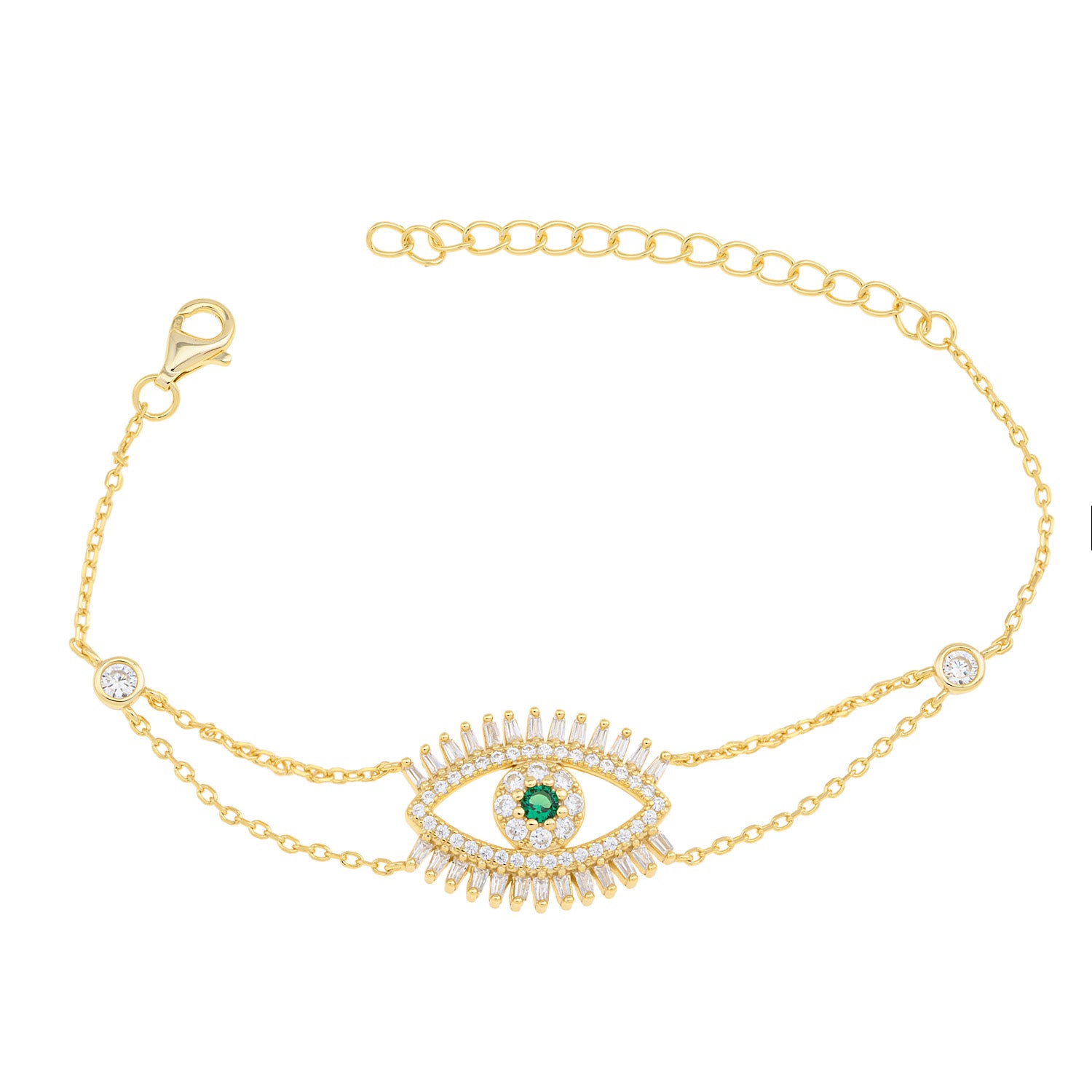 Silver Eye with 26 eyelashes