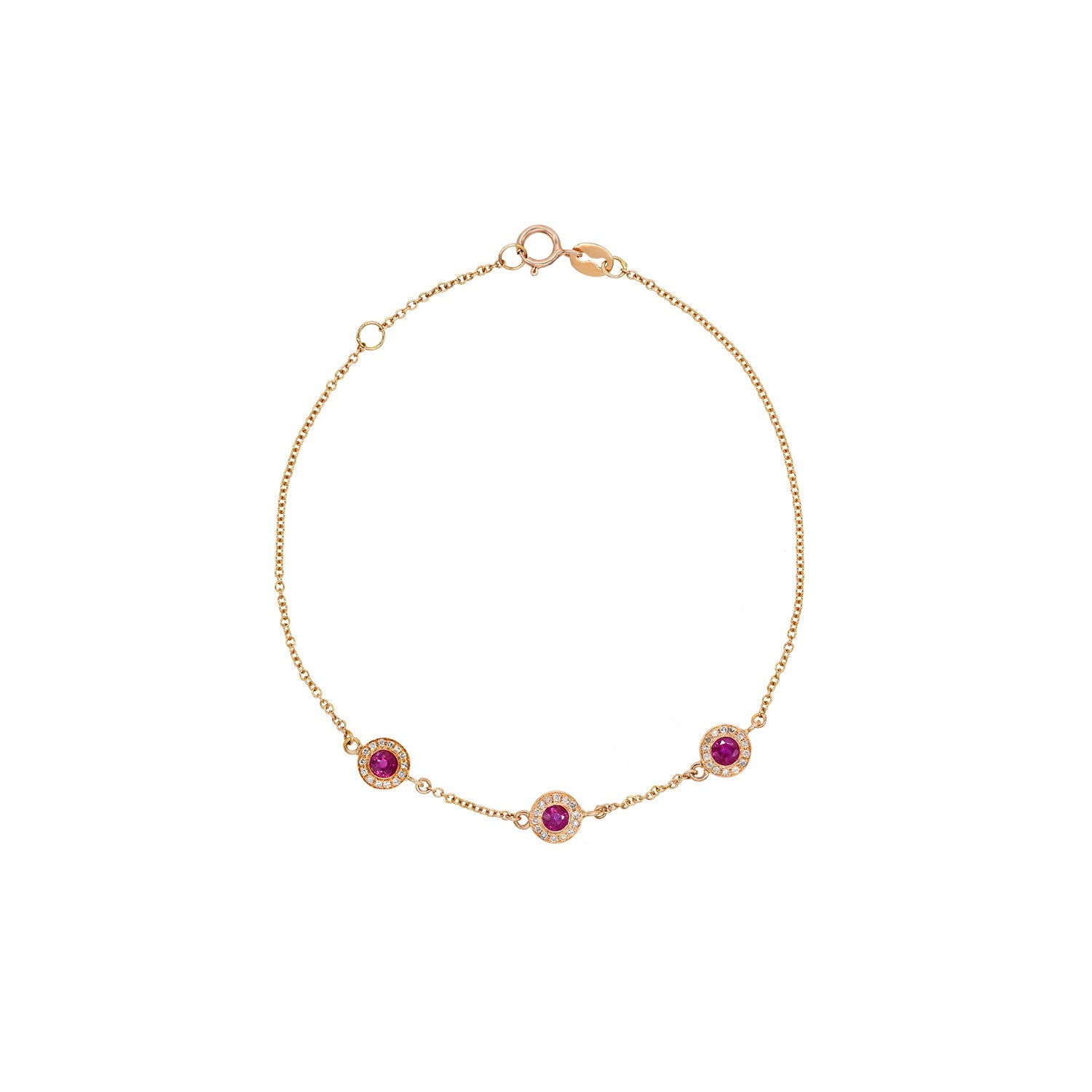 Diamond and Ruby Bracelet
