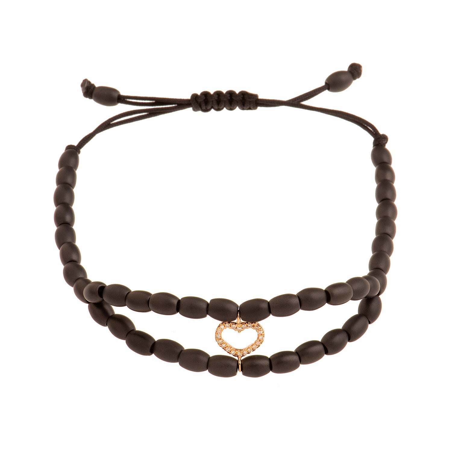 Diamond Heart Ceramic Bracelet