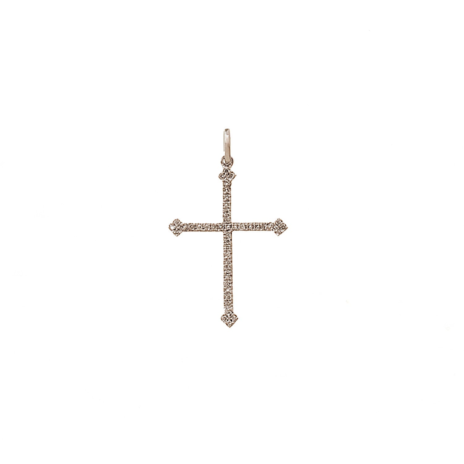 Diamond Cross. Gold and diamond cross. Cross for christening. Cross for baptism. Fine jewellery. Anatol jewellery. Χρυσά κοσμήματα. Κοσμήματα Κηφισιά. Σταυρός χρυσός. Σταυρός με διαμάντια. Βαφτιστικός σταυρός. Σταυρός για βάφτιση. Σταυρός με μπριγιάν.