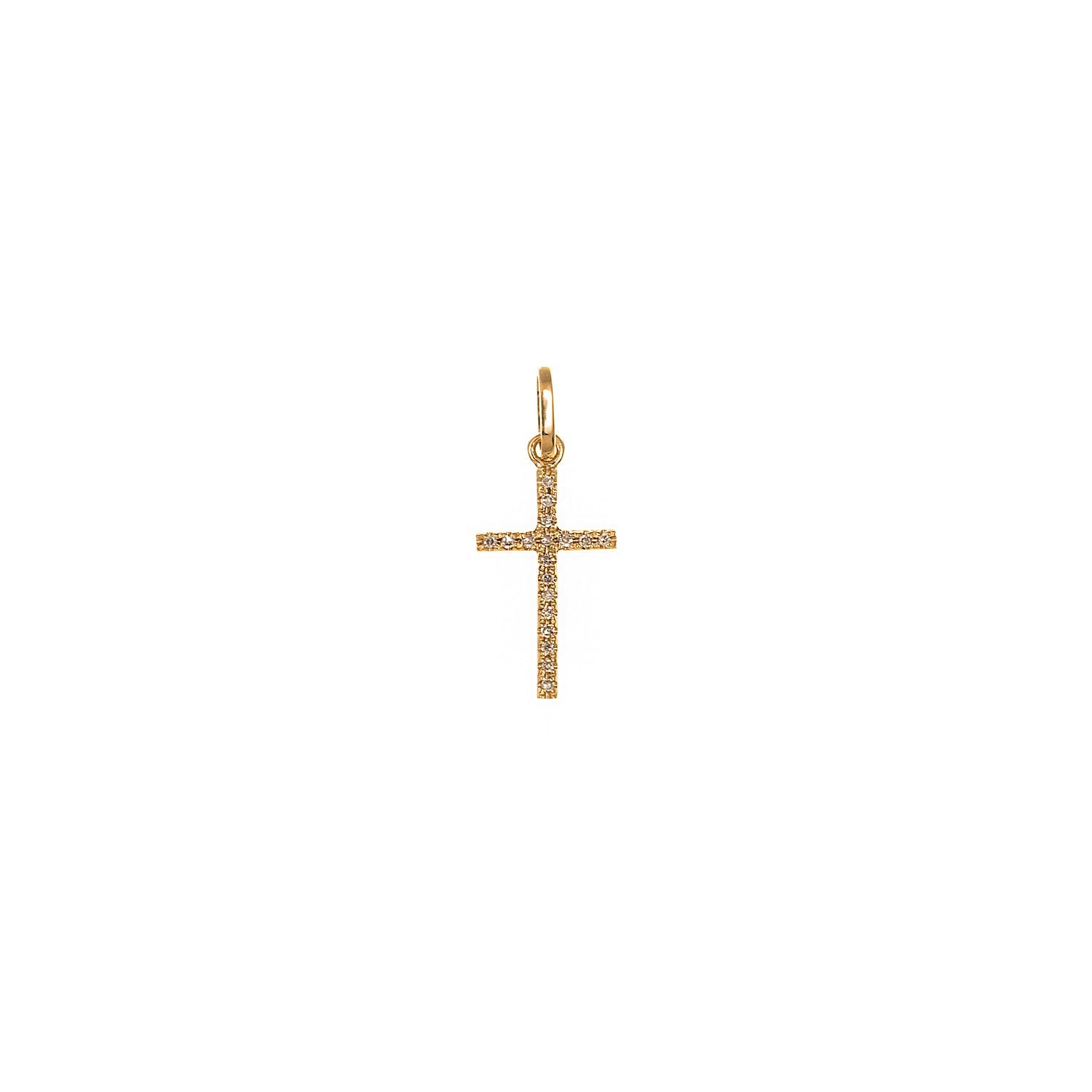Diamond Cross Pendant - Anatol Jewelry