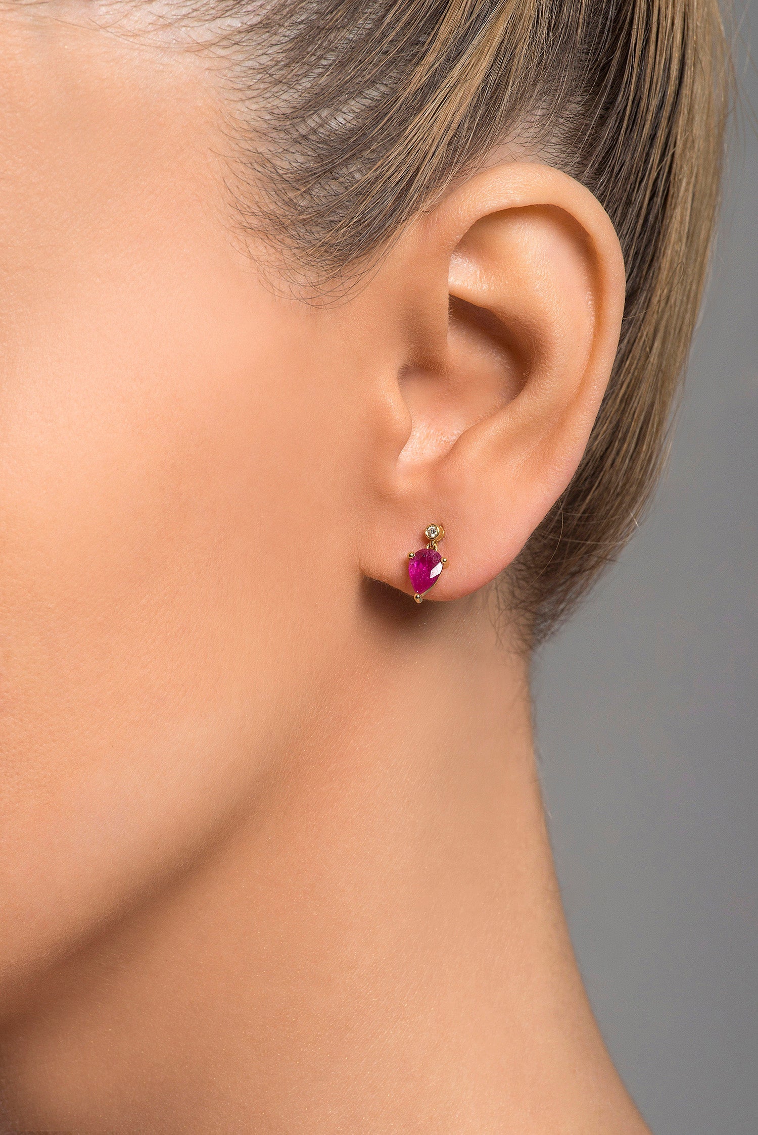 Ruby Drop - Anatol Jewelry