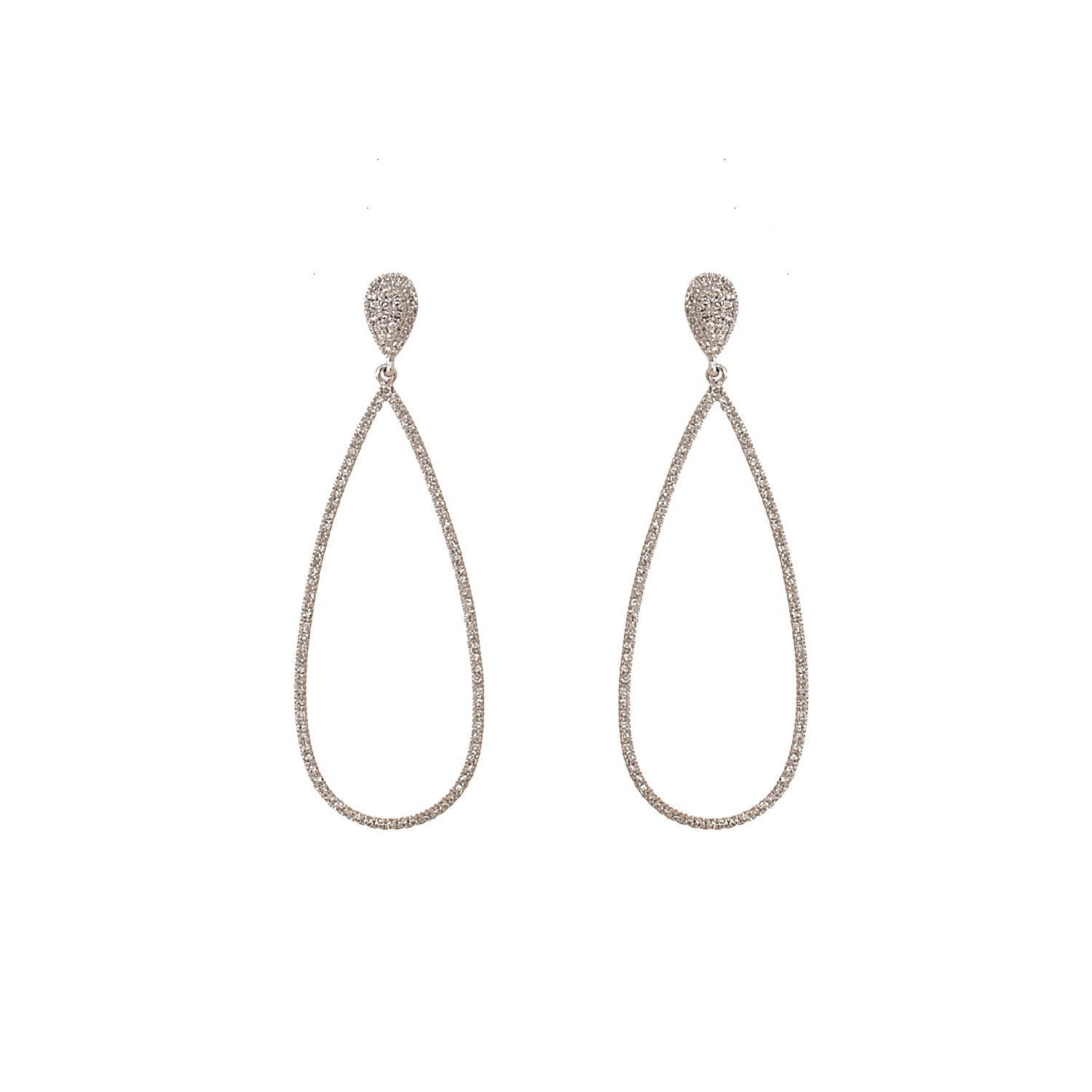 Oval Drop Earrings - Anatol Jewelry