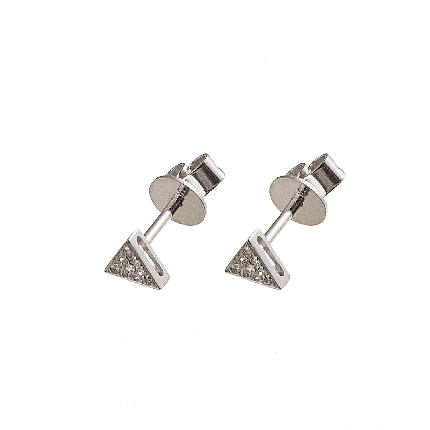 Triangle Stud Earring - Anatol Jewelry