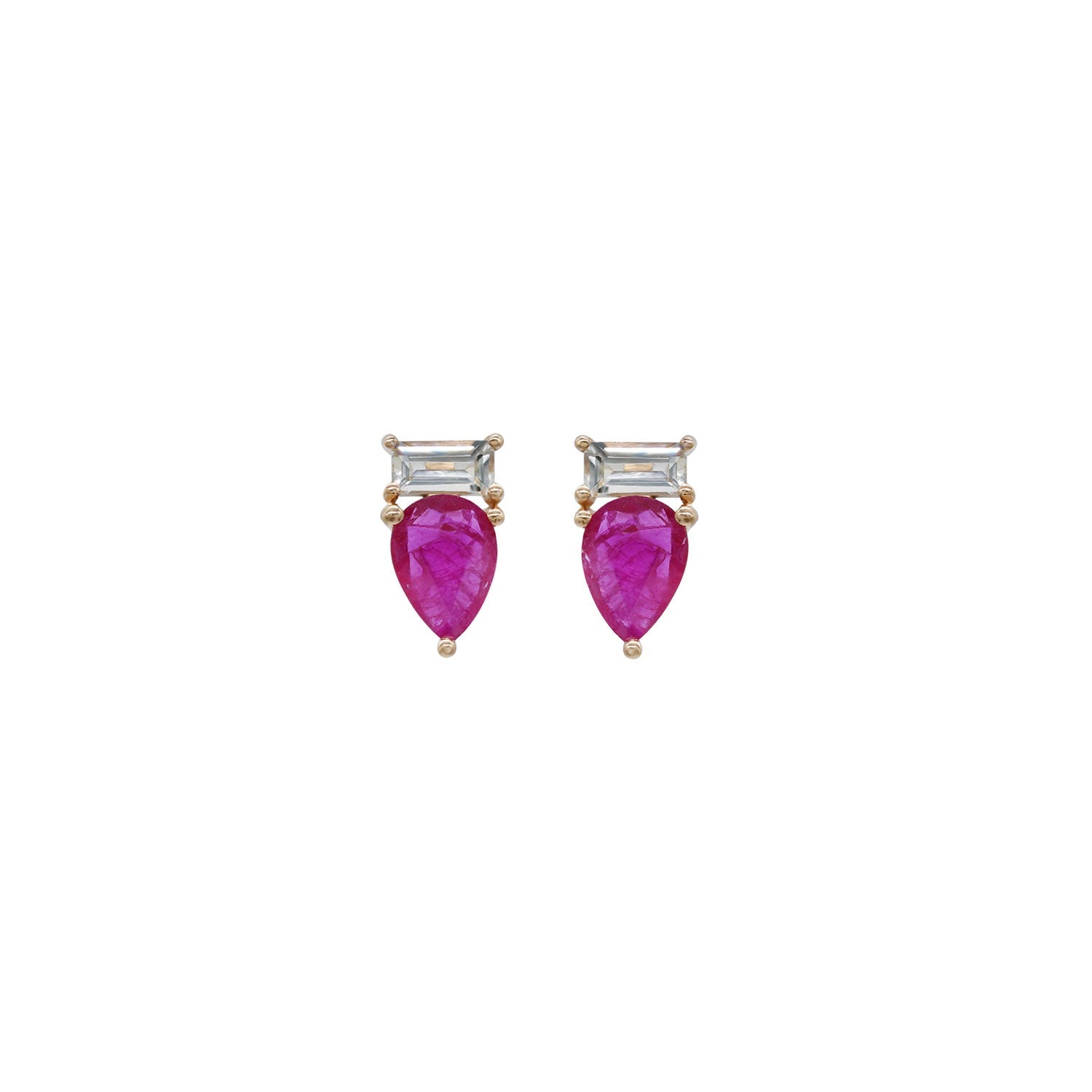 Ruby Earring. Earrings. 18K gold earring. White Gold, yellow gold, rose gold. Perfect Gift. Earring gift. Fine jewelry. Anatol. Kifissia. Golden Hall. Σκουλαρίκι χρυσό. Σκουλαρίκι με ρουμπίνι. Σκουλαρίκι τρυπητό. Σκουλαρίκι με ρουμπίνι. Σκουλαρίκι με διαμάντια. Athens.