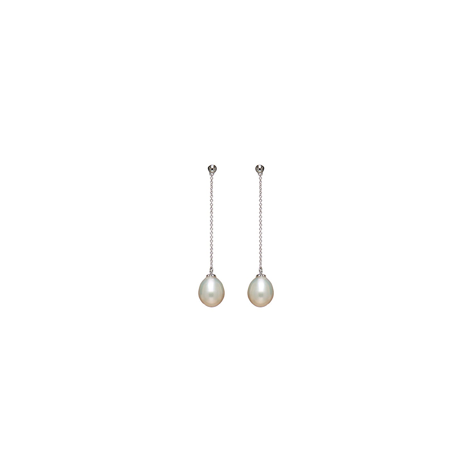 Pearl Earring. Earrings. 18K gold earring. Fresh water pearl. White Gold, yellow gold, rose gold. Perfect Gift. Earring gift. Hanging Pearl. Chain Erring. Fine jewelry. Anatol. Σκουλαρίκι χρυσό. Σκουλαρίκι με μαργαριτάρι. Σκουλαρίκι αλυσίδα. Σκουλαρίκι με πέρλα. Athens.