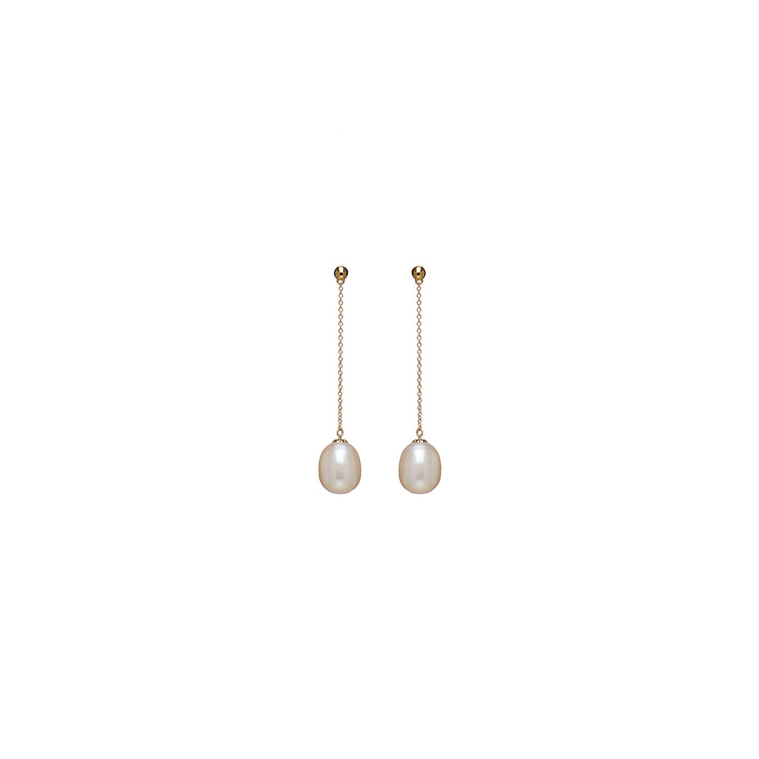 Pearl Earring. Earrings. 18K gold earring. Fresh water pearl. White Gold, yellow gold, rose gold. Perfect Gift. Earring gift. Hanging Pearl. Chain Erring. Fine jewelry. Anatol. Σκουλαρίκι χρυσό. Σκουλαρίκι με μαργαριτάρι. Σκουλαρίκι αλυσίδα. Σκουλαρίκι με πέρλα. Athens.