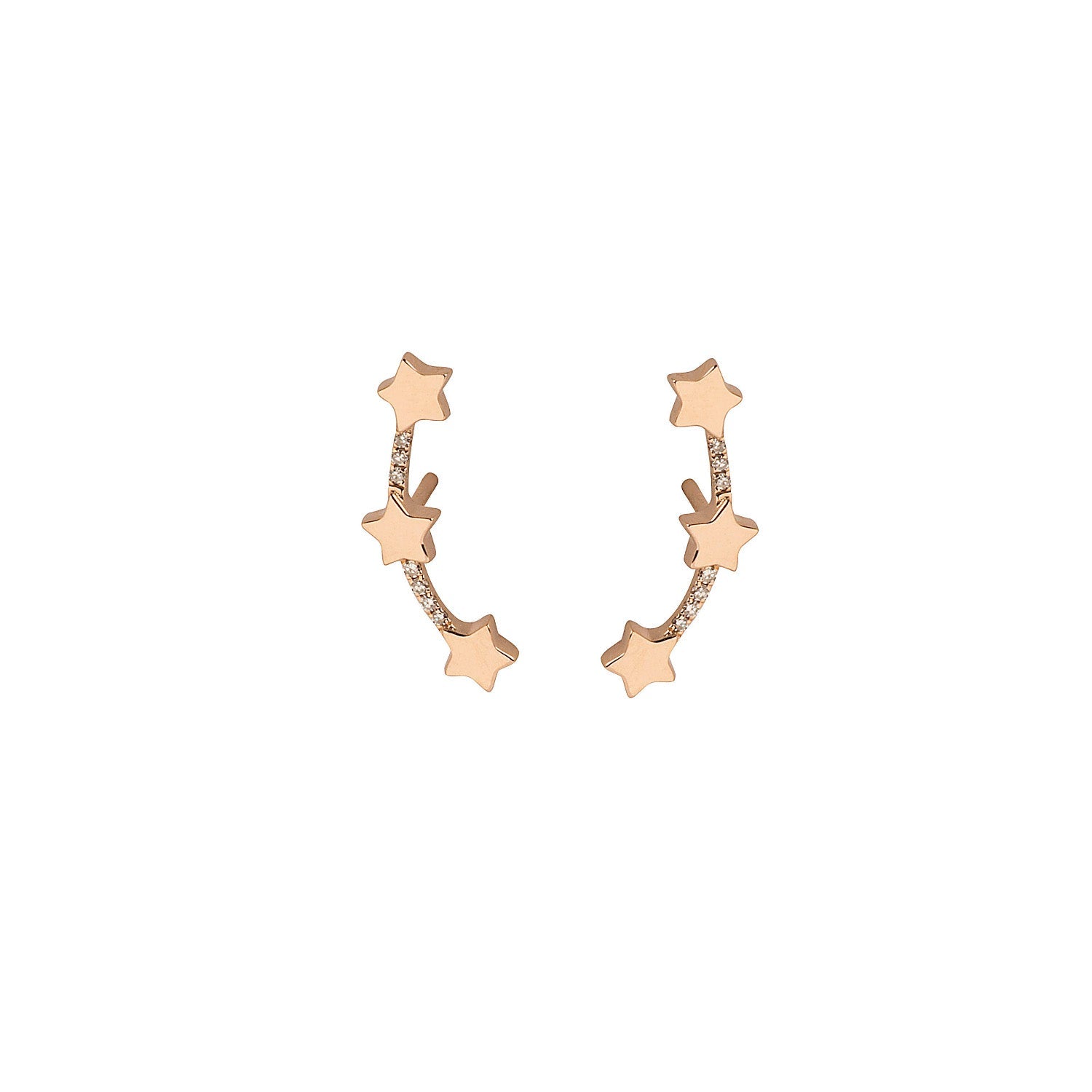 Diamond Star Earrings