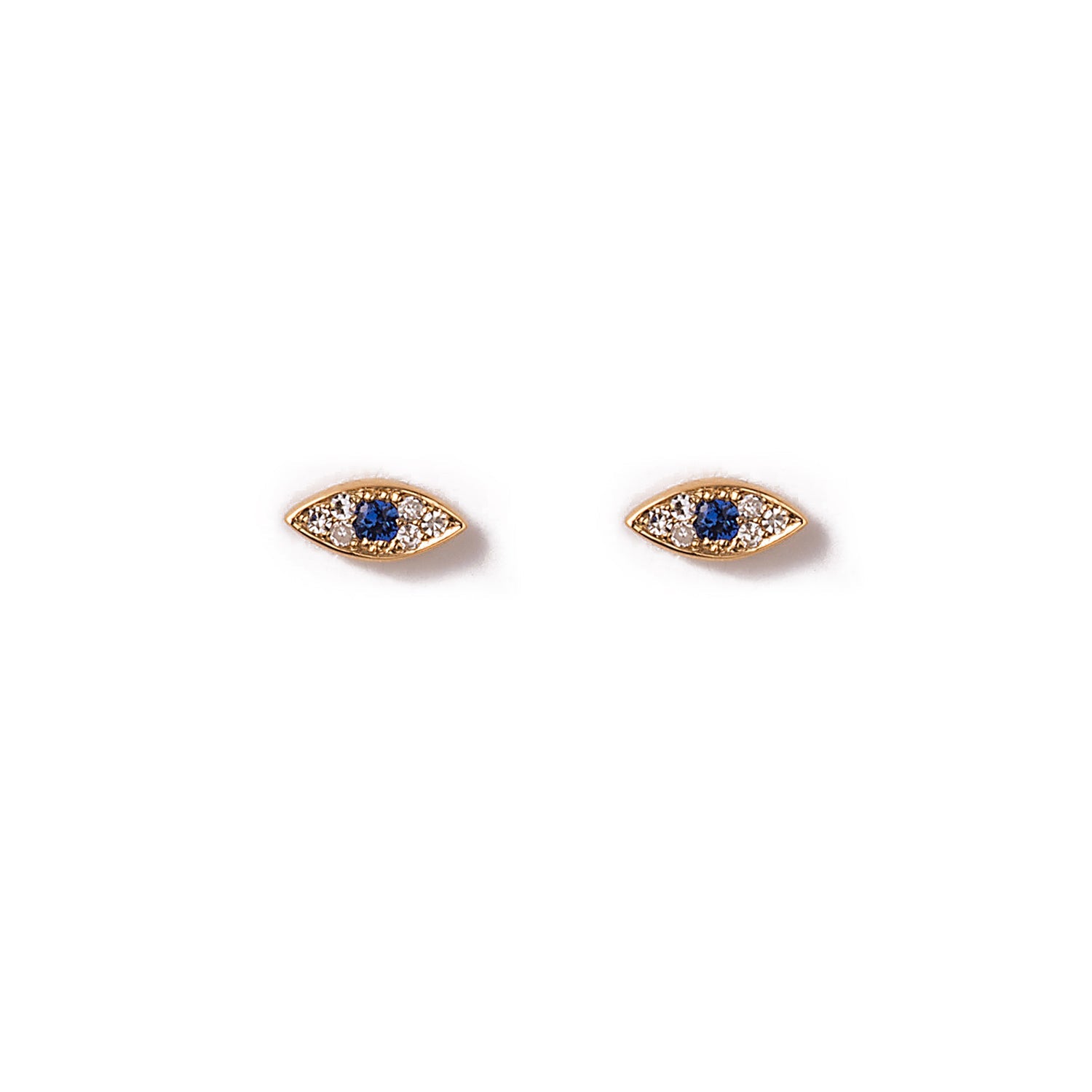 Evil Eye Diamond Earring