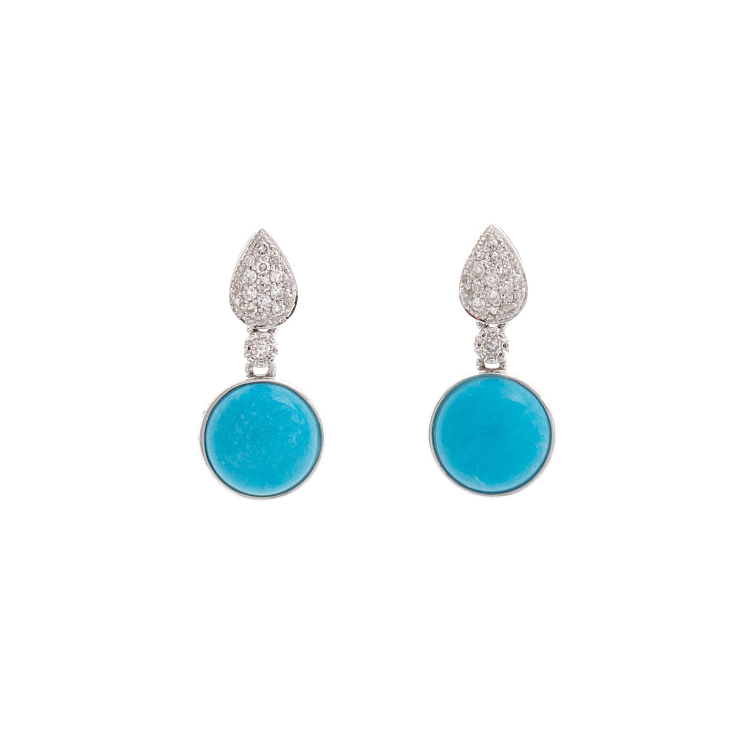 Turquoise Earring. Earrings. 18K gold earring. White Gold, yellow gold, rose gold. Perfect Gift. Earring gift. Fine jewelry. Anatol. Kifissia. Golden Hall. Σκουλαρίκι χρυσό. Σκουλαρίκι με ζαφείρια. Σκουλαρίκι τρυπητό. Σκουλαρίκι με τιρκουάζ. Σκουλαρίκι με διαμάντια. Athens. Κηφισιά. Σκουλαρίκι με μπριγιάν.