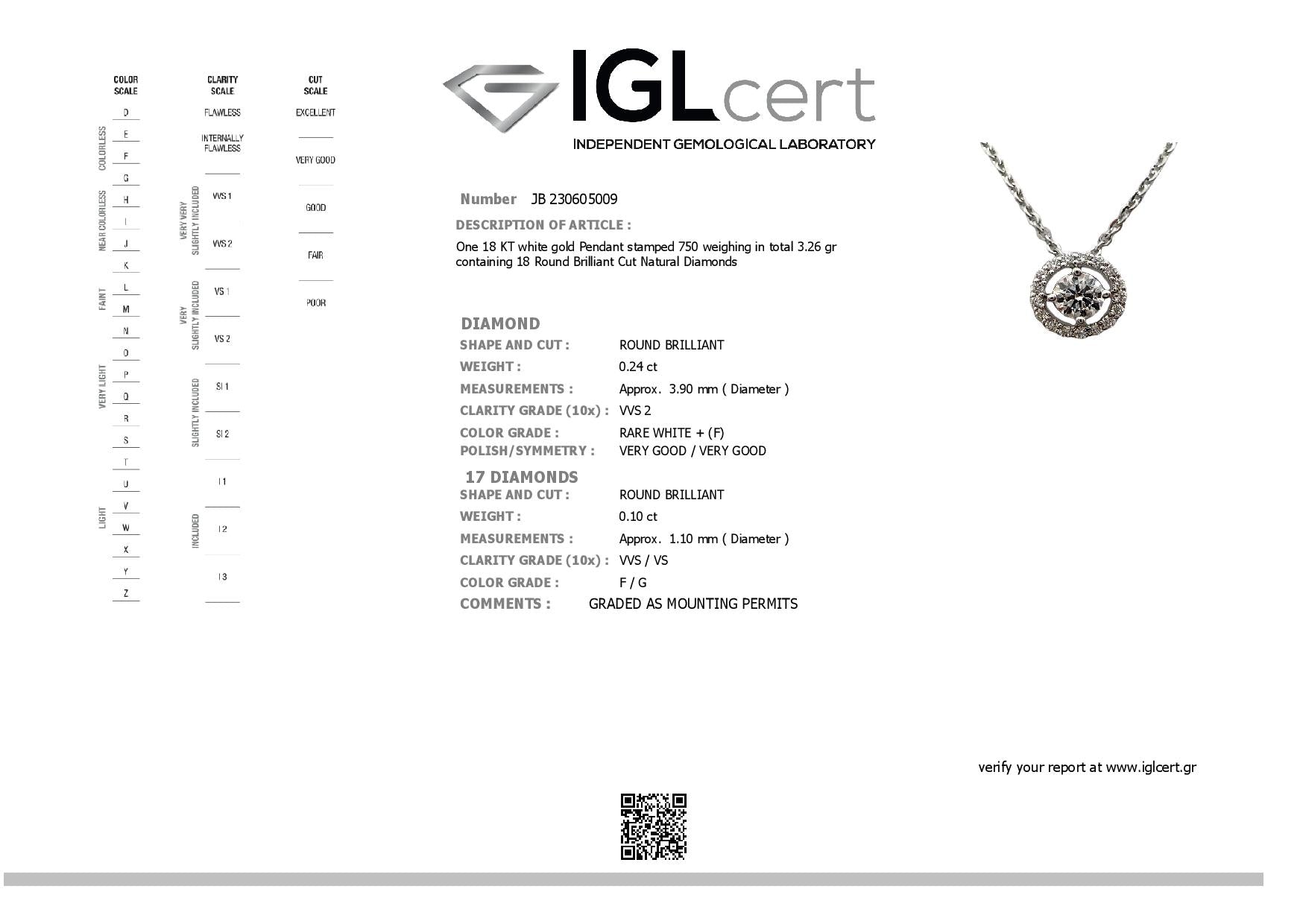 Mirage Setting Diamond Necklace