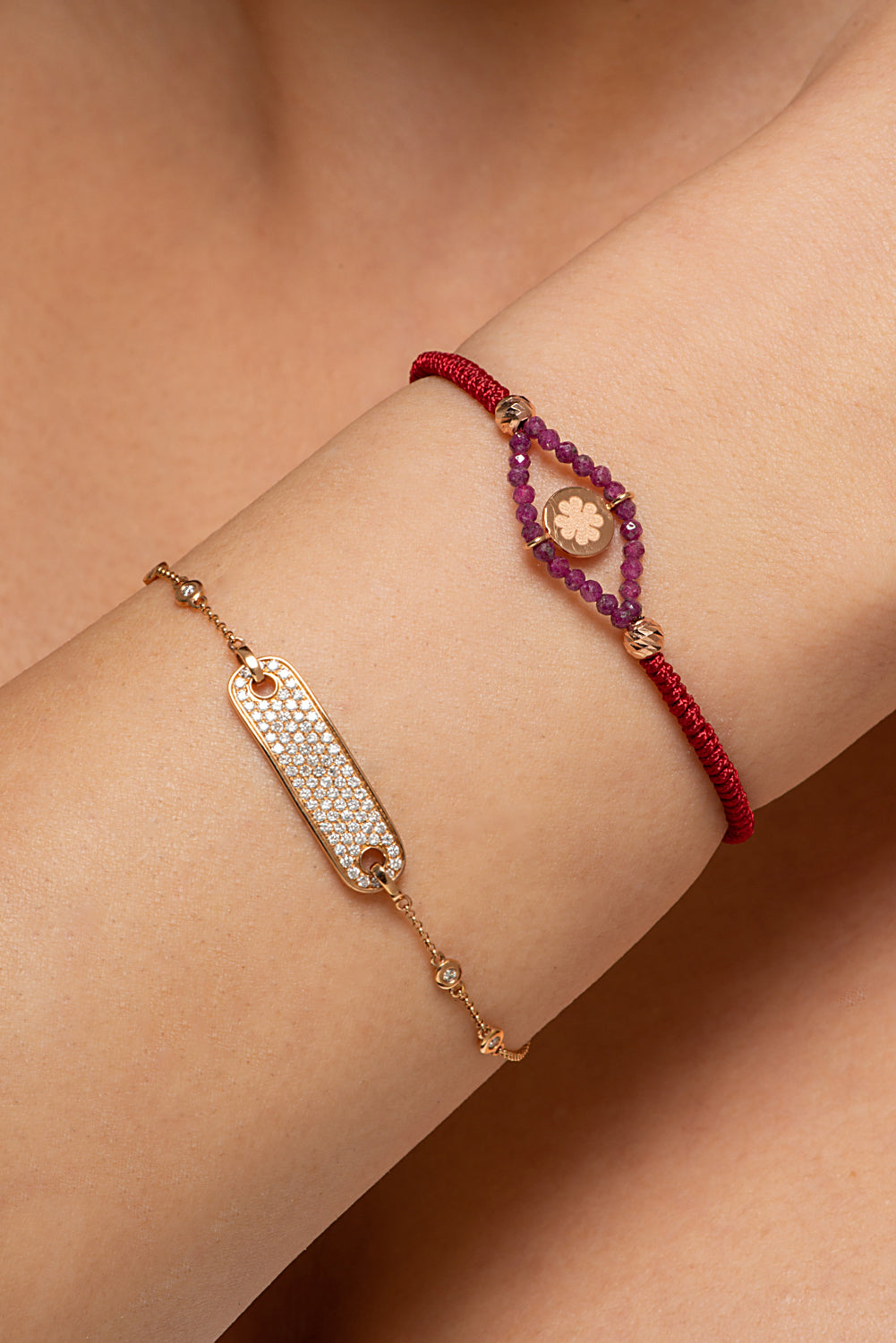Diamond Bar Bracelet