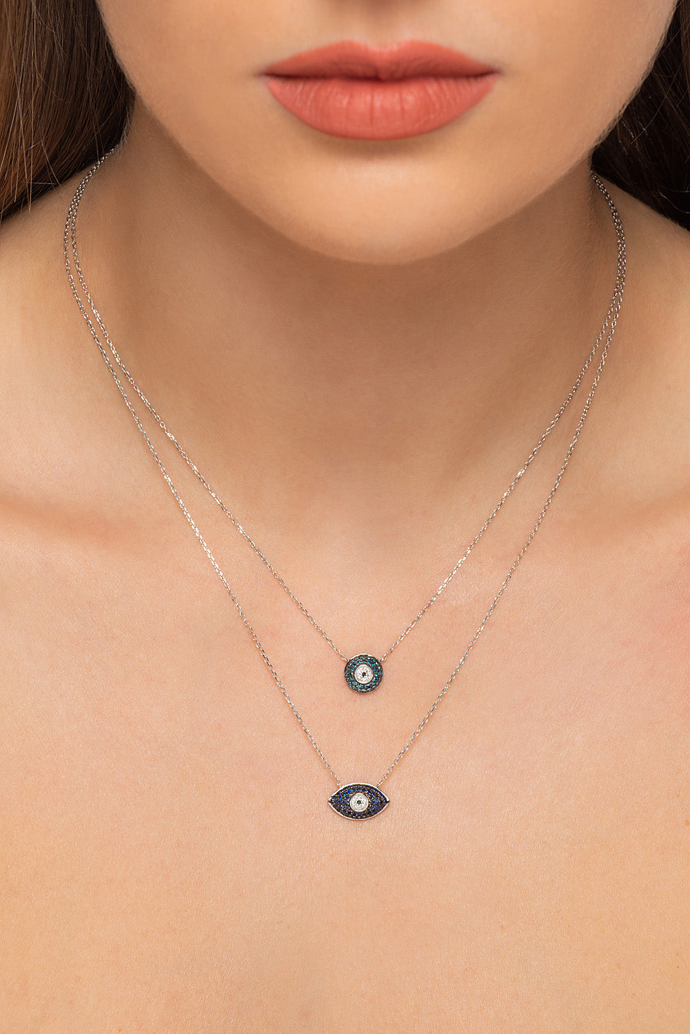 Gold and diamond necklace. Anatol necklace. Diamond necklace. Κολιέ χρυσό. Κολιέ με μπριγιάν. Κολιέ με διαμάντια.