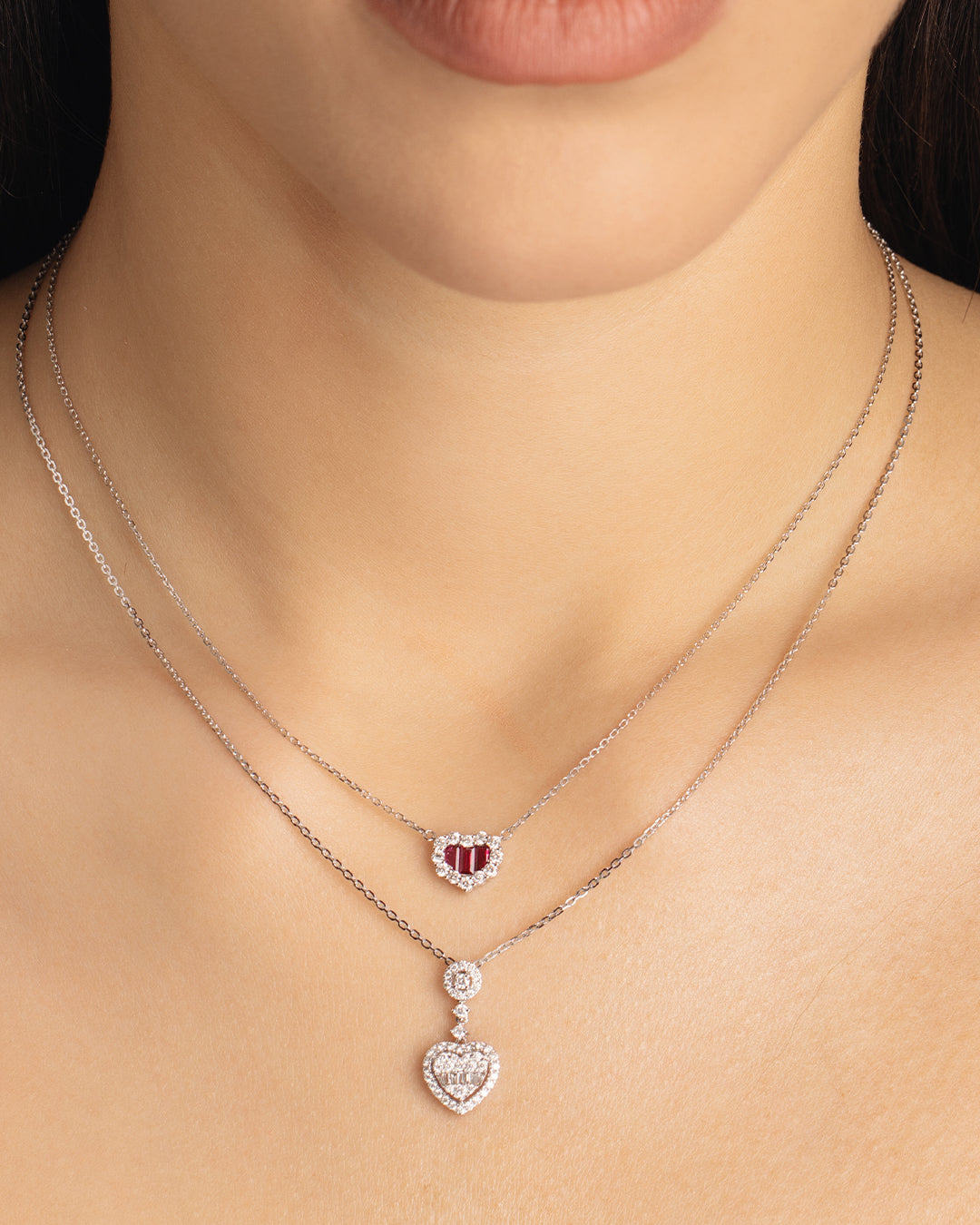 Heart Diamond Necklace