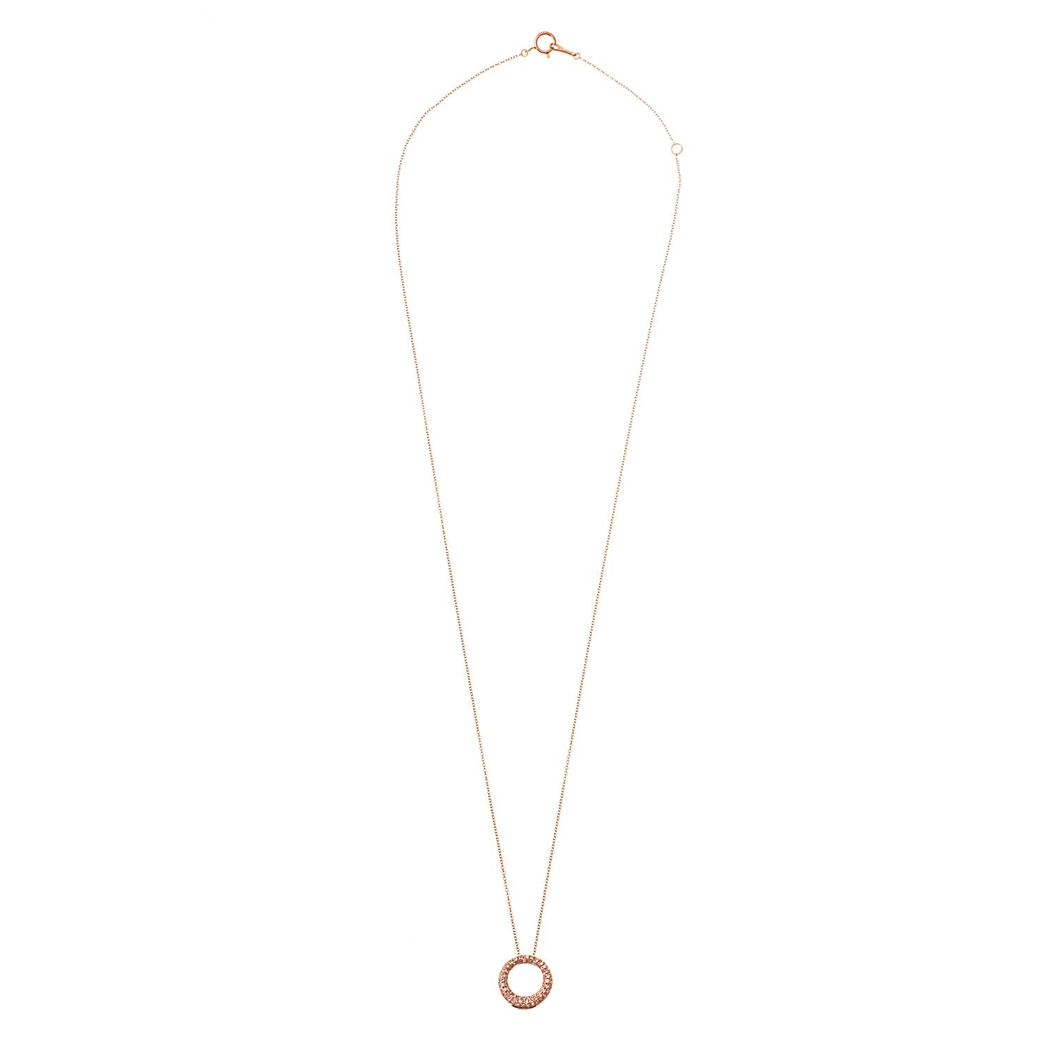 Diamond Circle Necklace