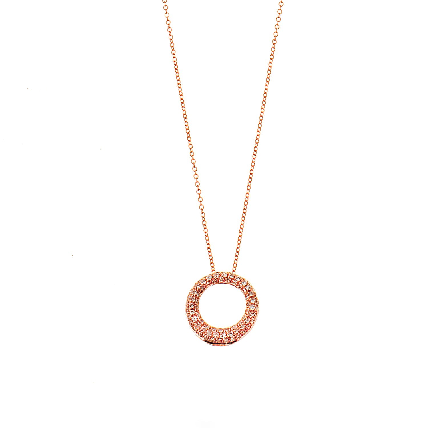 Diamond Circle Necklace