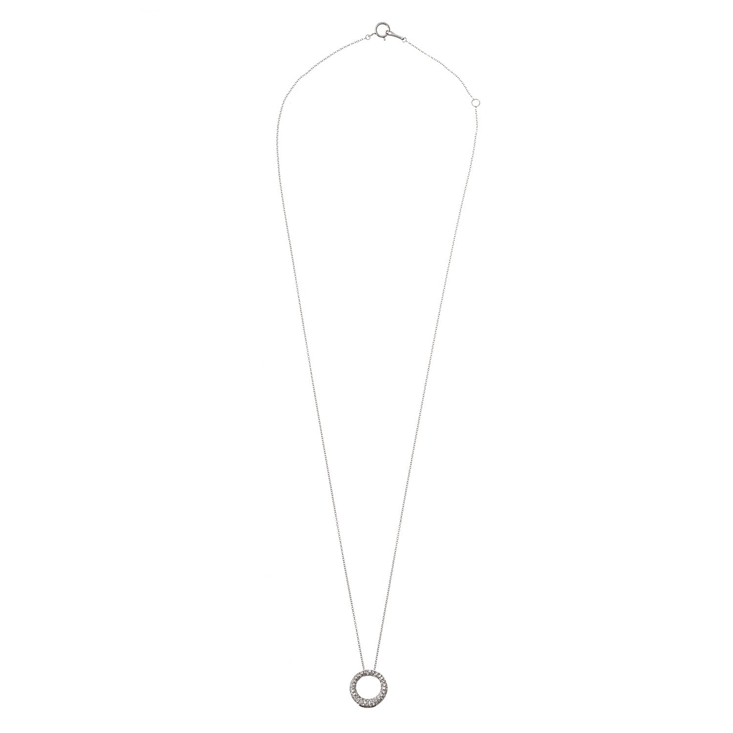 Diamond Circle Necklace