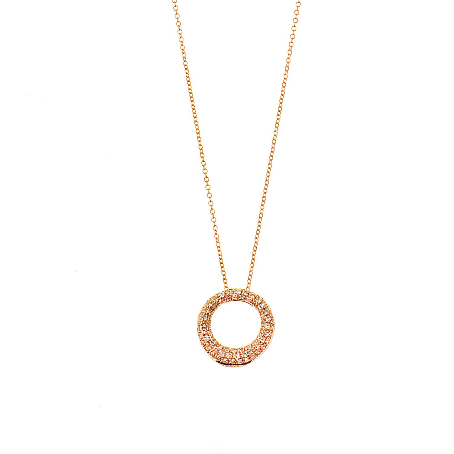 Diamond Circle Necklace