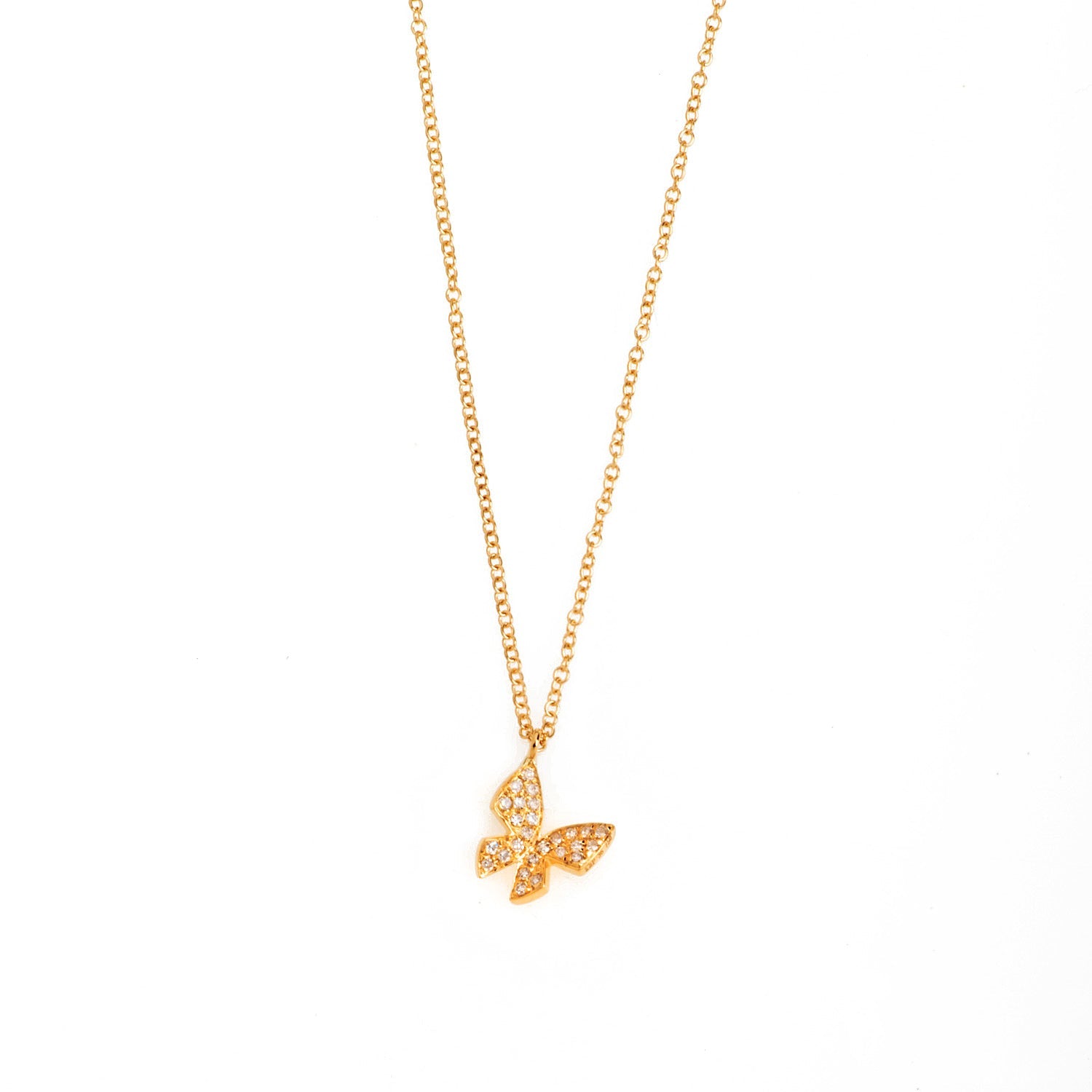 Symbol necklace. Heart, butterfly, round necklace. Gift necklace. Gold necklace. Diamond necklace. Precious stone necklace. Chain necklace. Easy to wear necklace. Anatol jewelry. Fine jewelry. Golden Hall. Kifissia. Athens. Χρυσό κολιέ. Κολιέ με διαμάντια. Χρυσά κοσμήματα. Κηφισιά. Κολιέ με μπριγιάν.