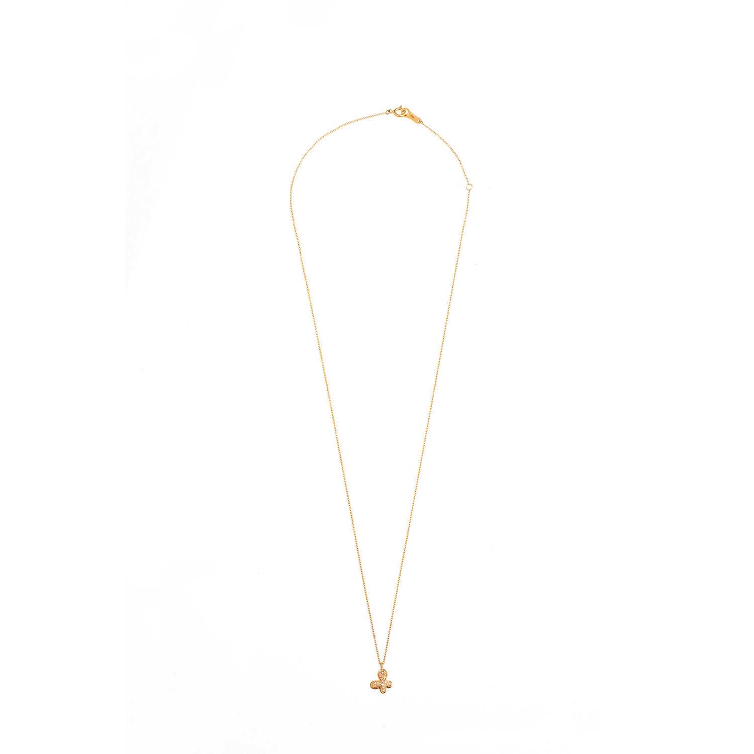 Diamond Butterfly Necklace