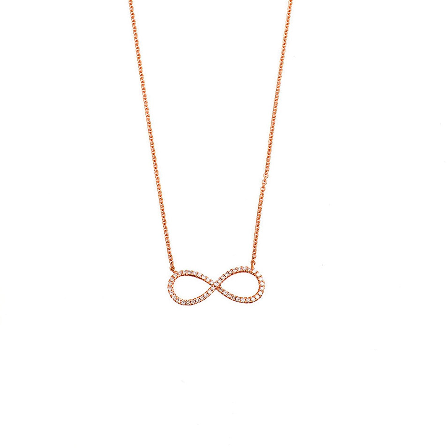 Diamond Infinity Necklace