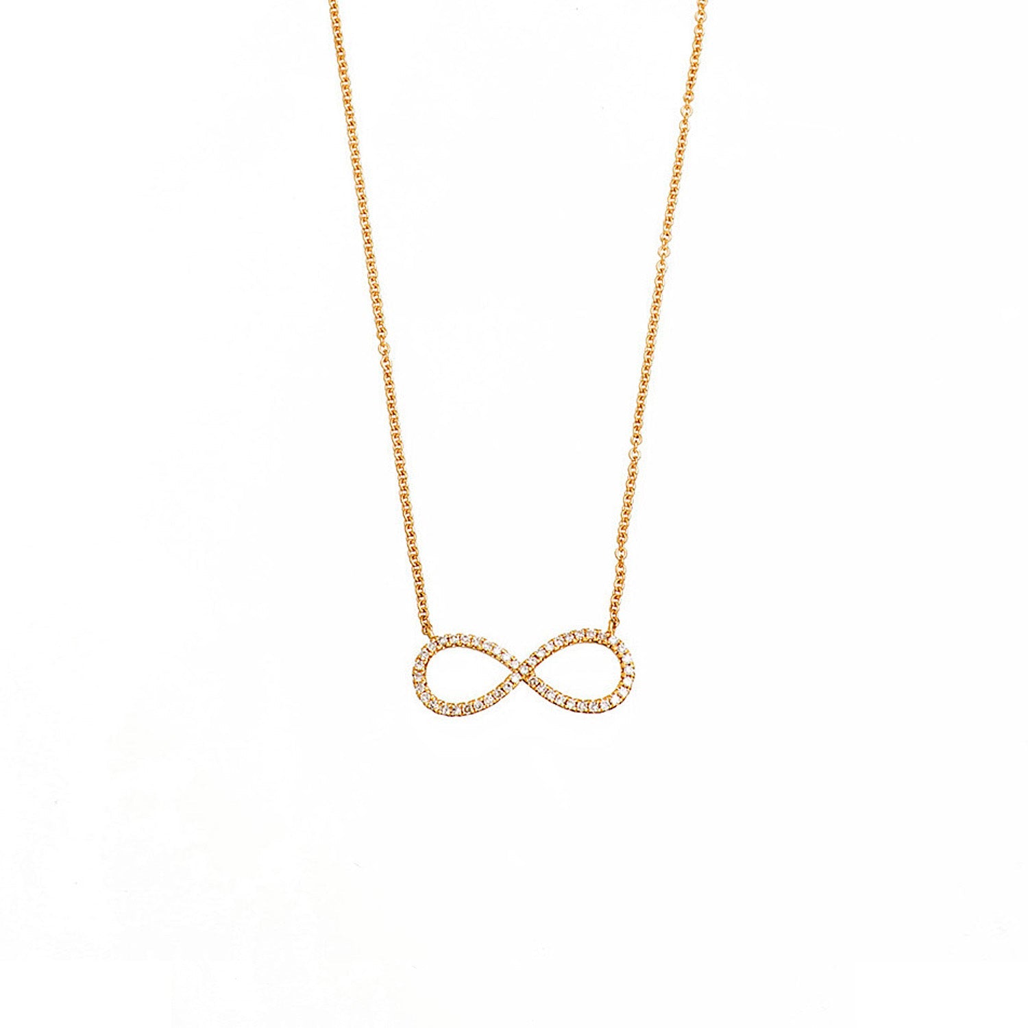 Diamond Infinity Necklace