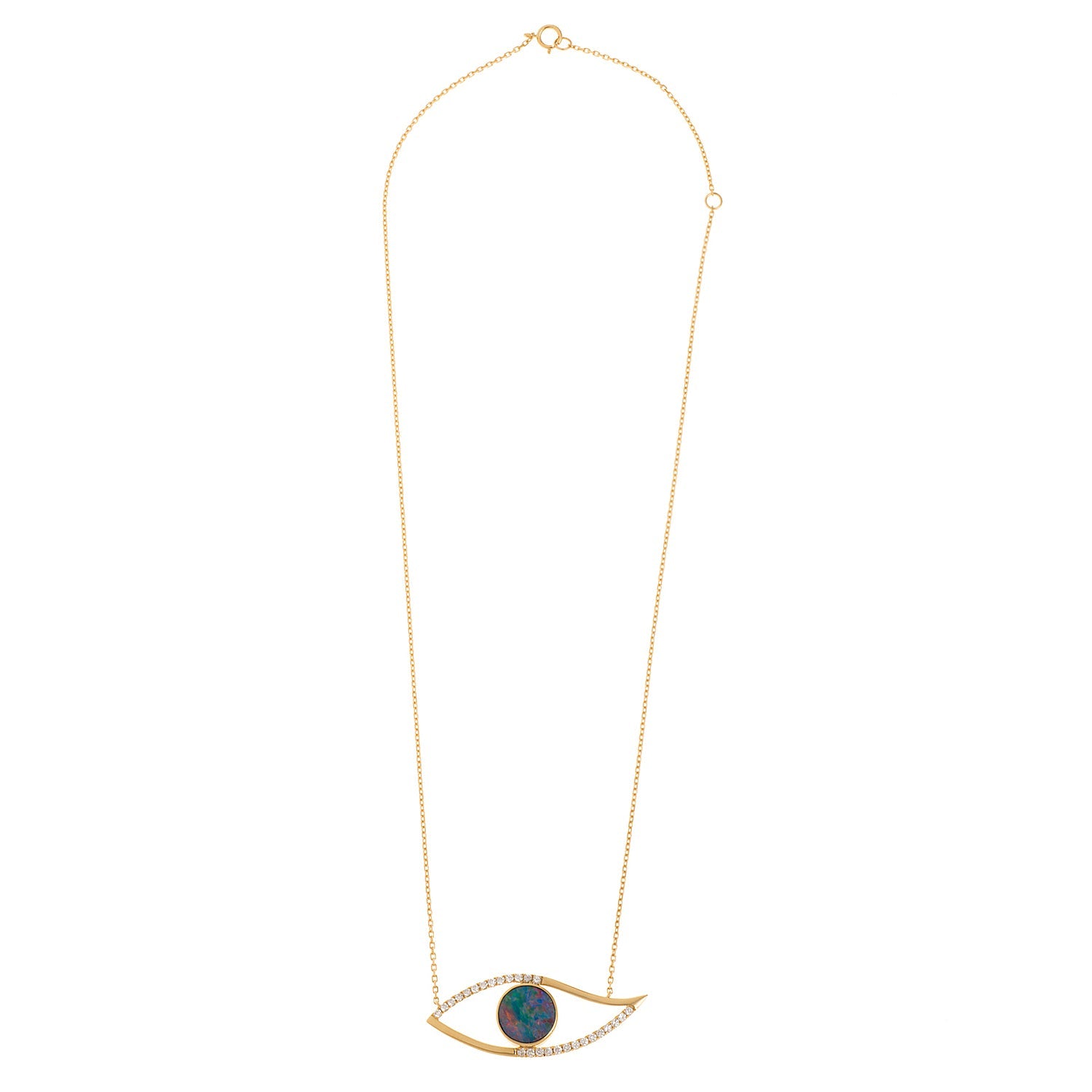 Evil Eye Necklace. Diamond Necklace. Blue Sapphires. Tear drop necklace. 18K Gold. Rose Gold, White Gold, Yellow Gold. Fine Jewelry. Gift. Κολιέ μάτι. Κολιέ για δώρο μάτι. Χρυσό κολιέ. Κολιέ με διαμάντια. Κολιέ με ζαφείρια. Μάτι φυλαχτό. Μάτι με διαμάντια. Στρογγυλό μάτι κολιέ.