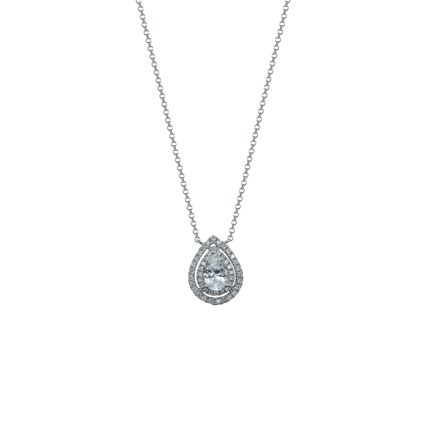 Sapphire and Diamond Necklace