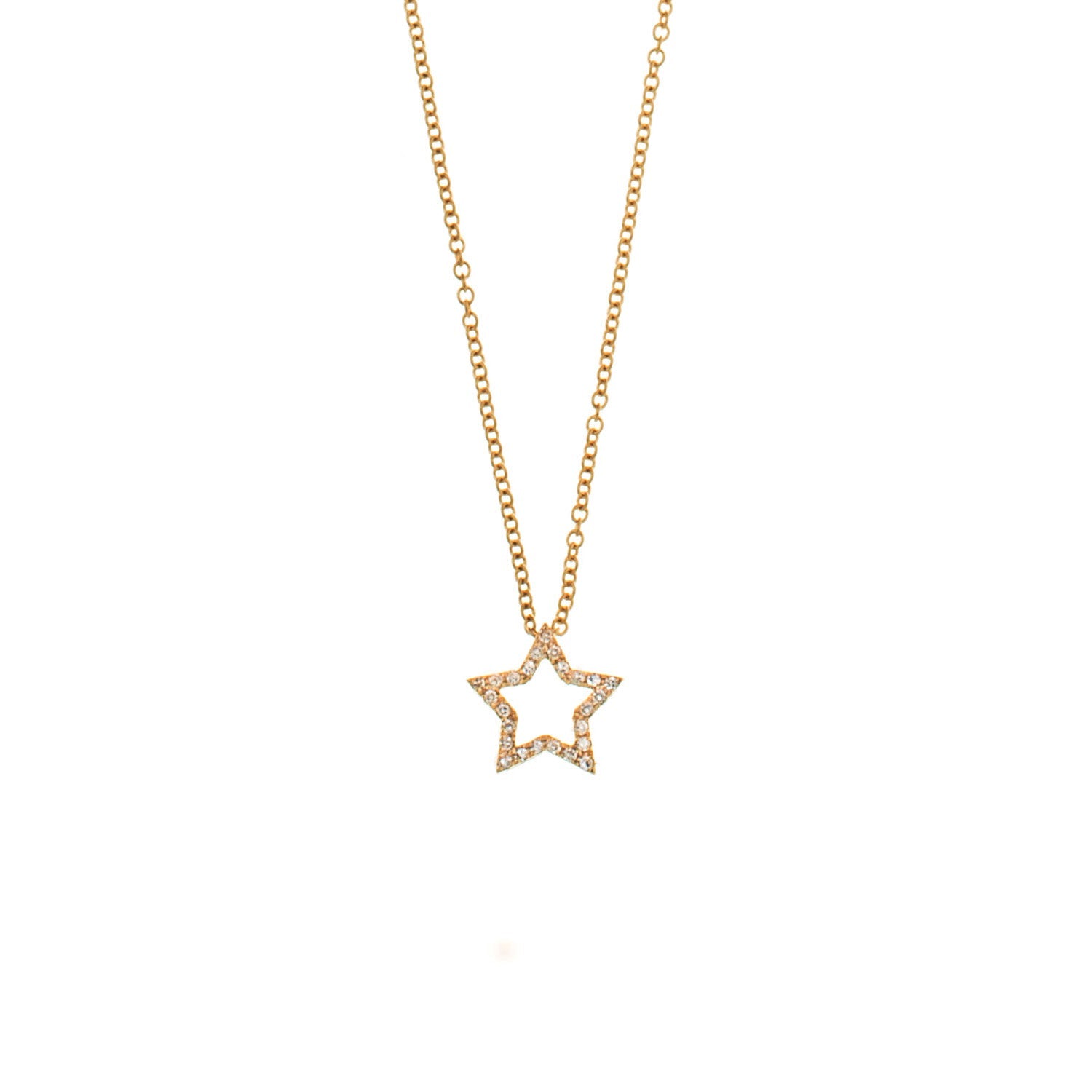 Diamond Star Necklace