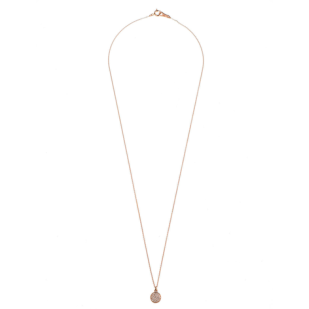 Round Diamond Necklace