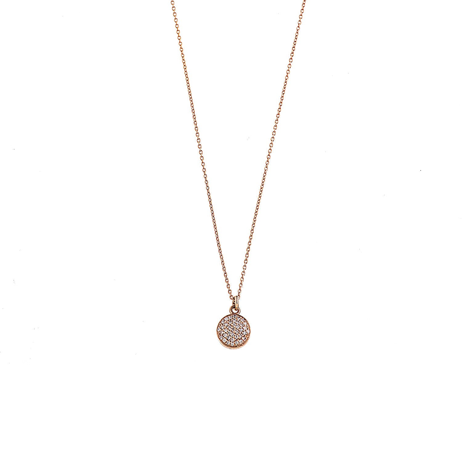 Round Diamond Necklace