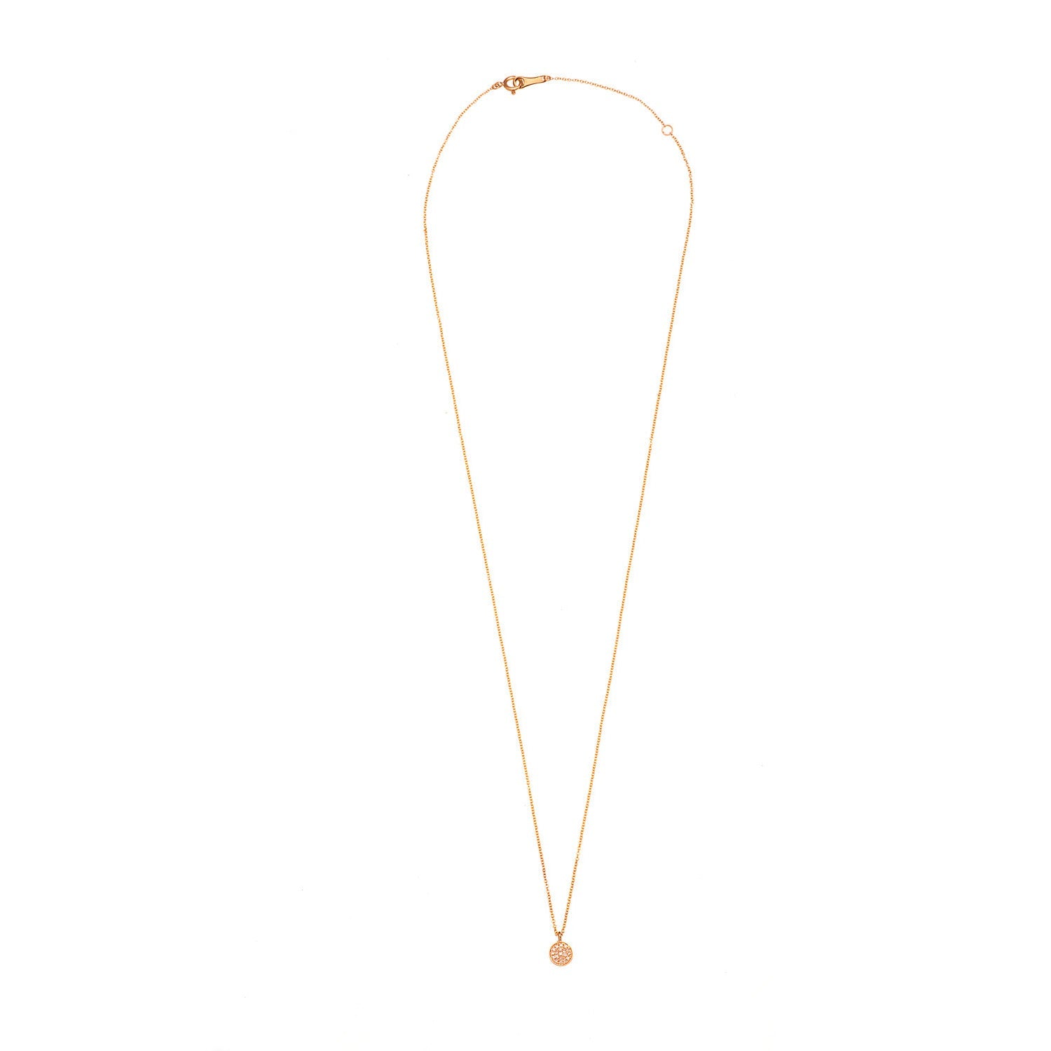 Diamond Circle Necklace